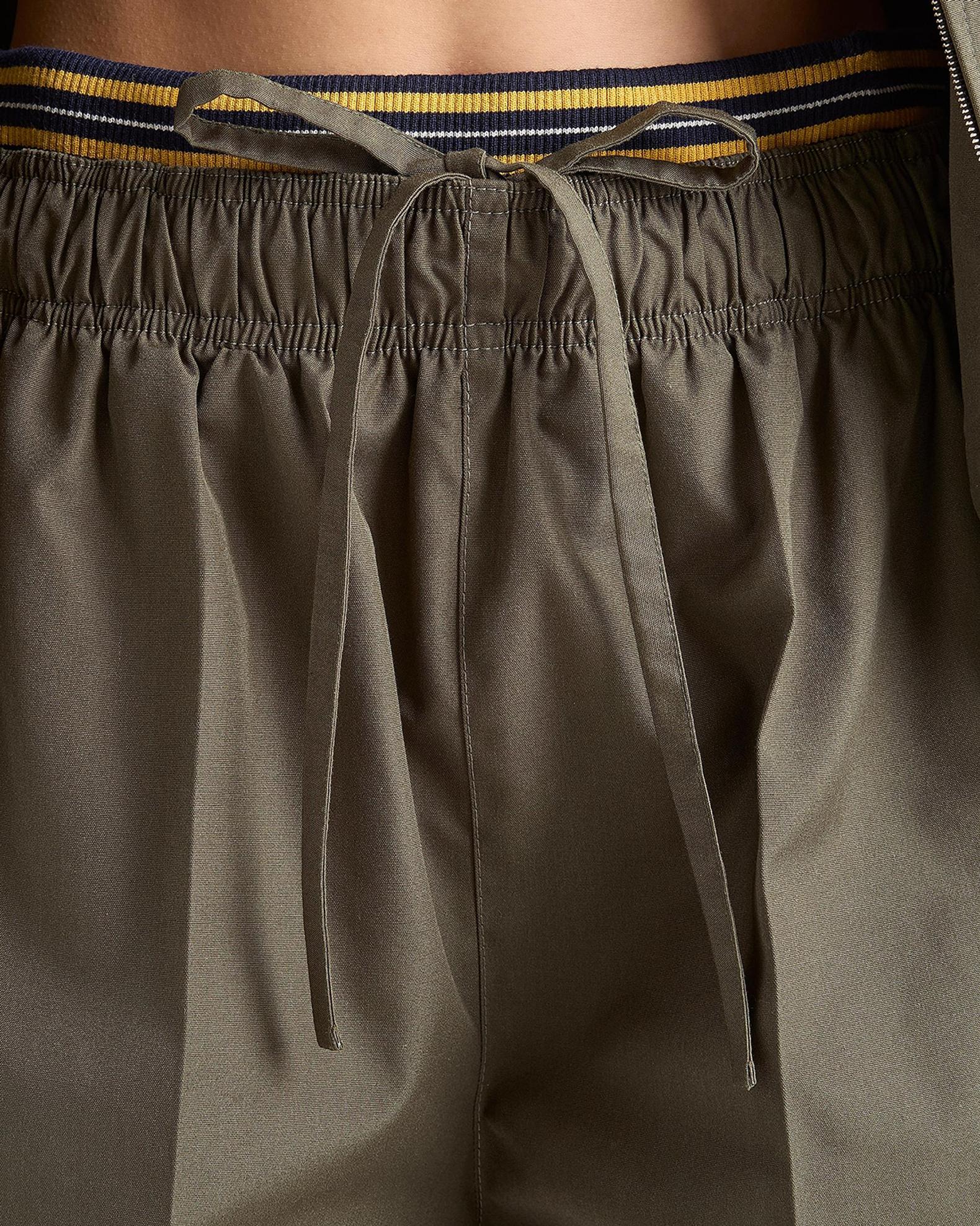 Prada Layered Poplin Pull-On Shorts | Neiman Marcus