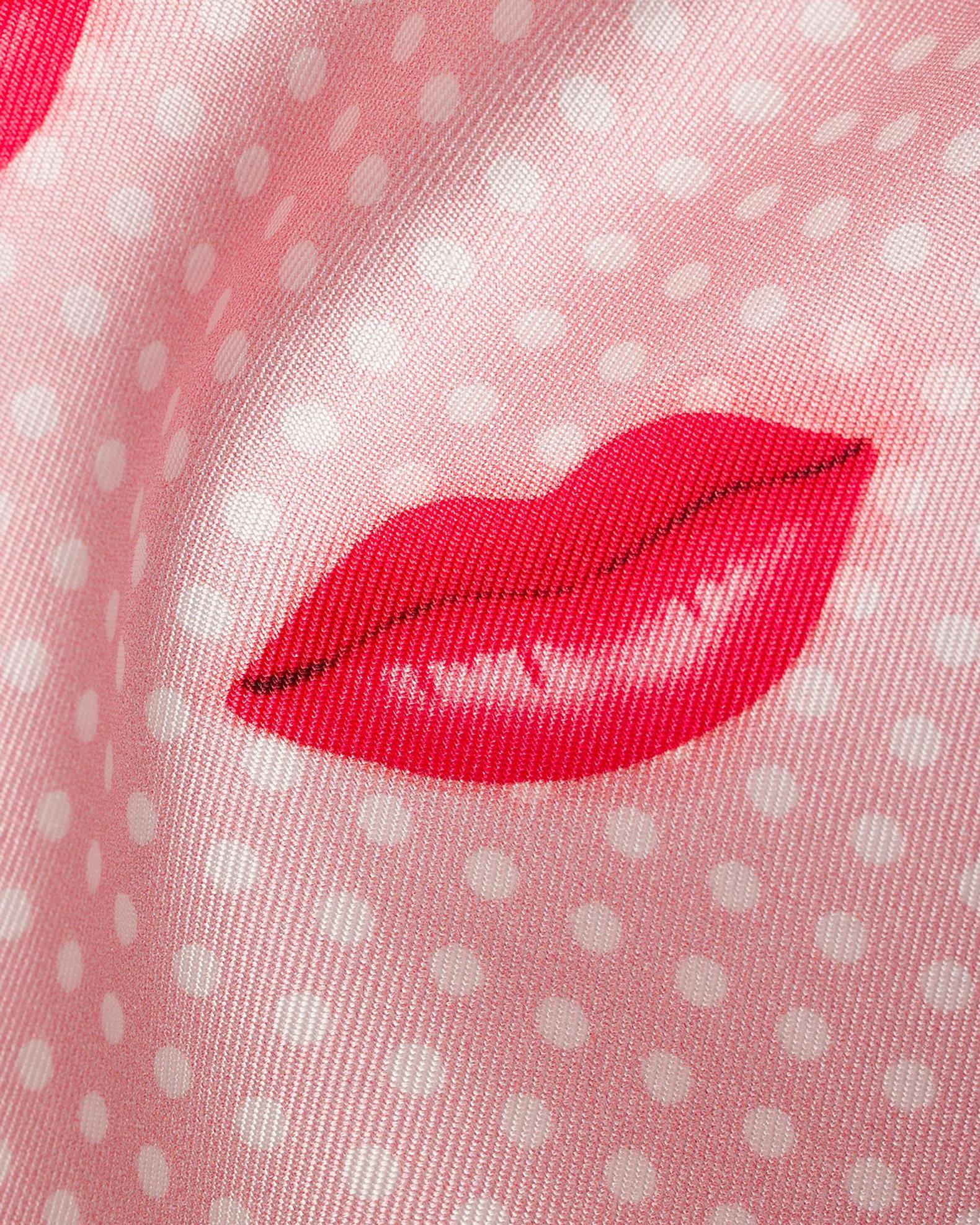 Prada Lips-Print Silk Twill Square Scarf | Neiman Marcus