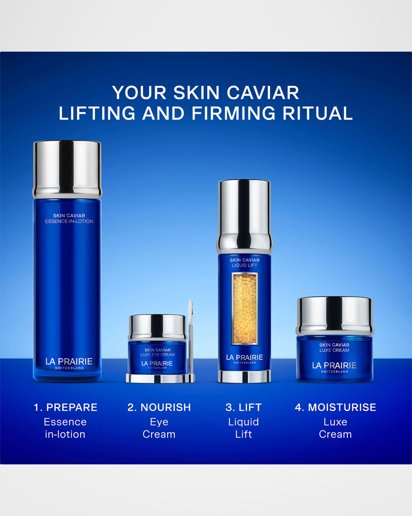 La Prairie Skin Caviar Lifting 4-Piece Discovery Set | Neiman Marcus