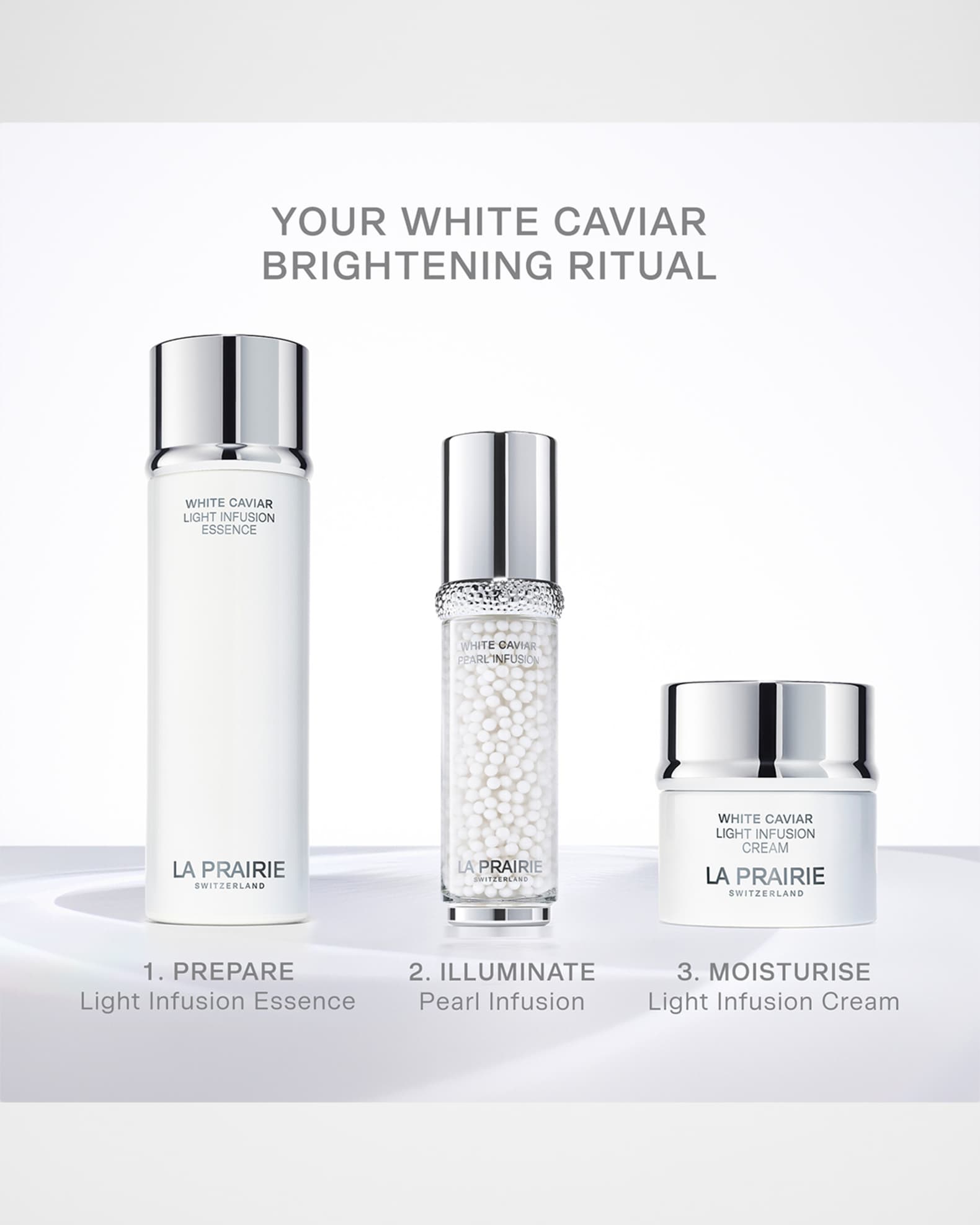 La Prairie White Caviar Light Infusion Essence, 5 oz. | Neiman Marcus