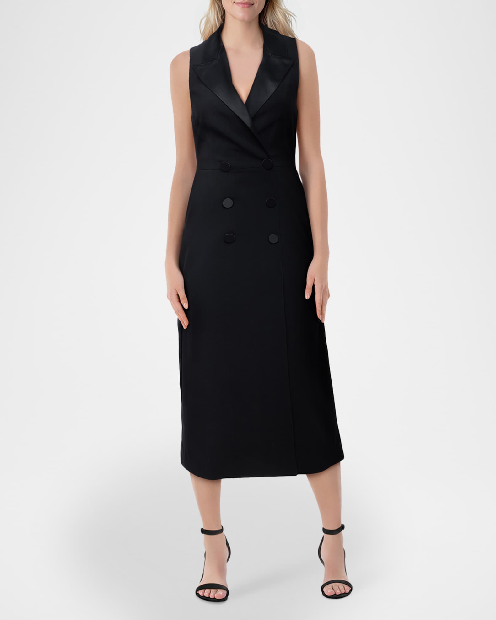 plus size formal dresses 3 4 sleeve Evening Plunged Neck Dress | Sexy Gathered Neck Dress main image 1