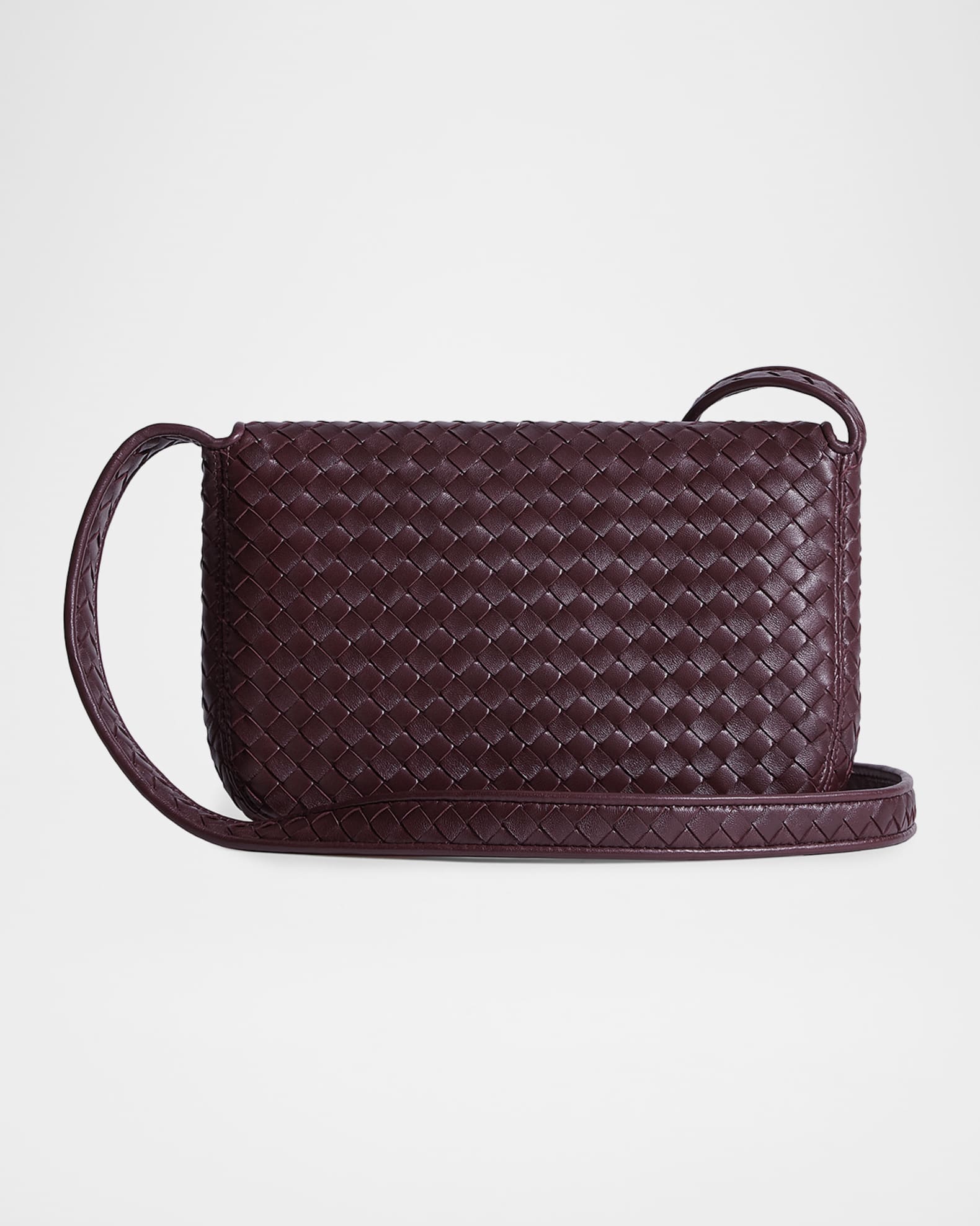 Bottega Veneta Men's Veneto Intrecciato Leather Messenger Bag