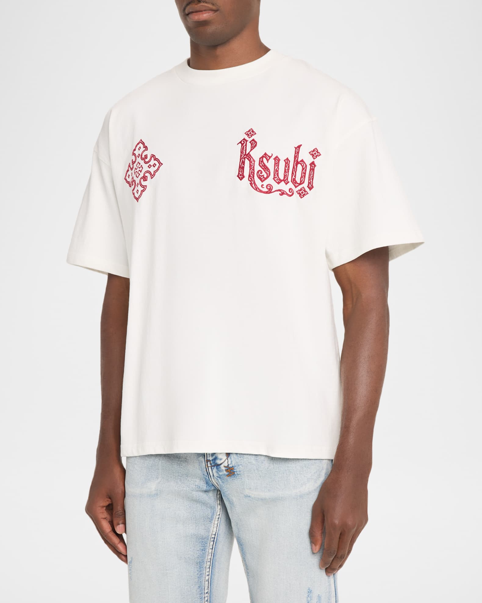 Ksubi Men's Paise Ekcess Graphic Cotton T-Shirt | Neiman Marcus