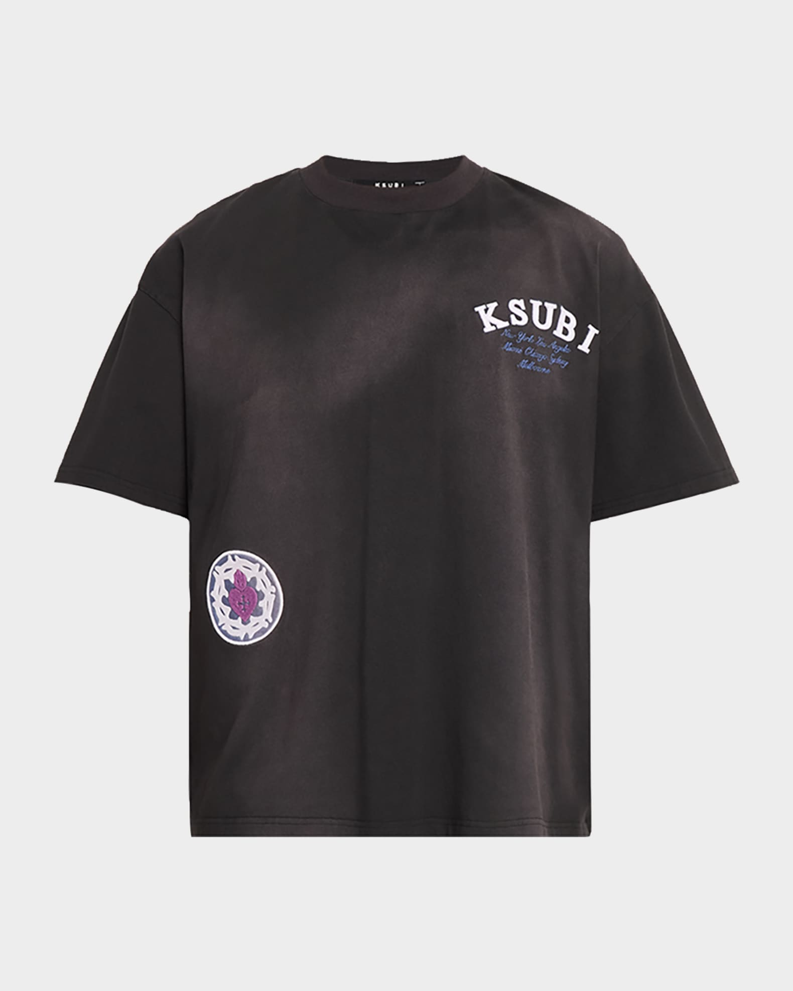 Ksubi Men's Genesis Ekcess Logo-Embroidered Cotton T-shirt