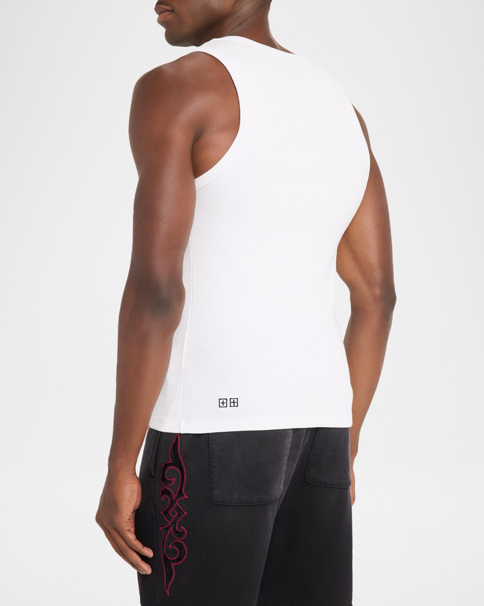Ksubi Men's Graphic Ribbed Cotton Tank | Neiman Marcus