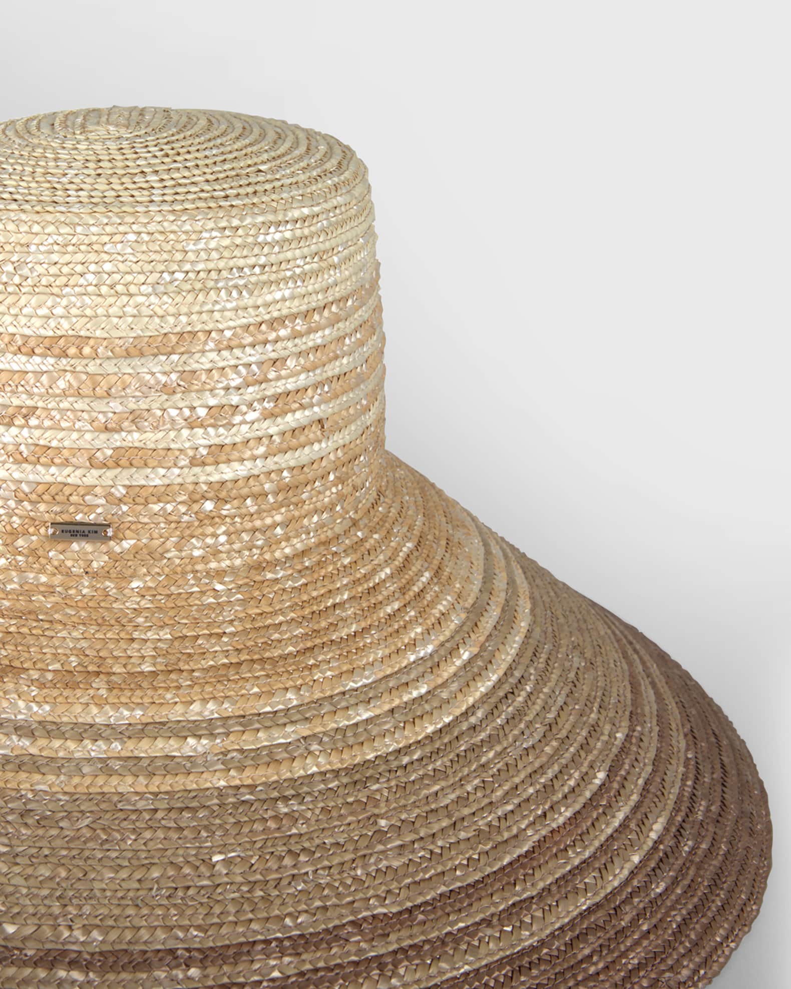 Eugenia Kim Mirabel Wide-Brim Straw Sun Hat | Neiman Marcus