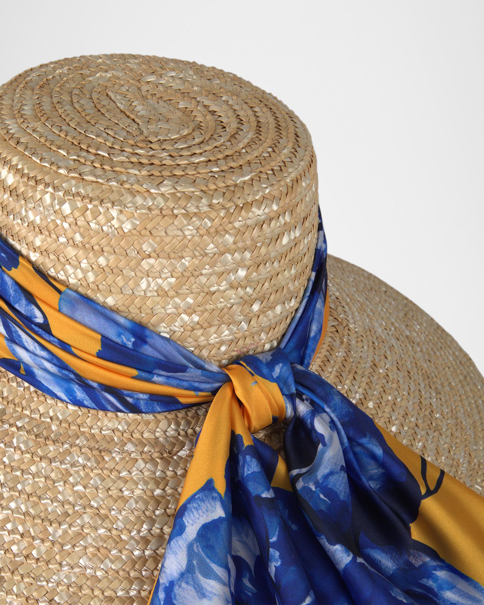 Eugenia Kim Striped Wide-Brim Sun Hat in Brown and Tan Eugenia Kim Cassidy Sun Hat with Leopard-Print Scarf  main image 2