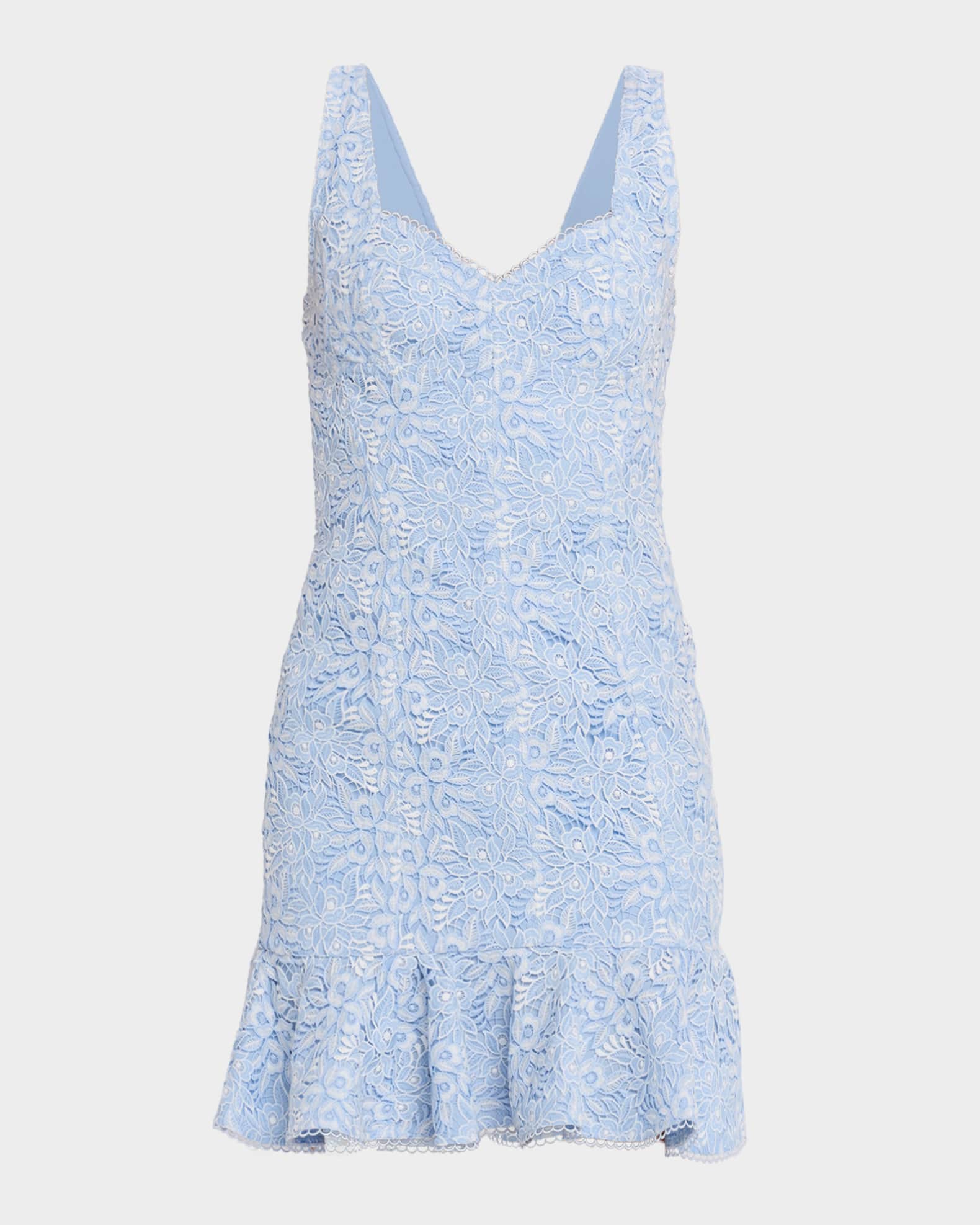 love is alive lace mini dress blue Love Is Alive Lace Mini Dress Lilac main image 1