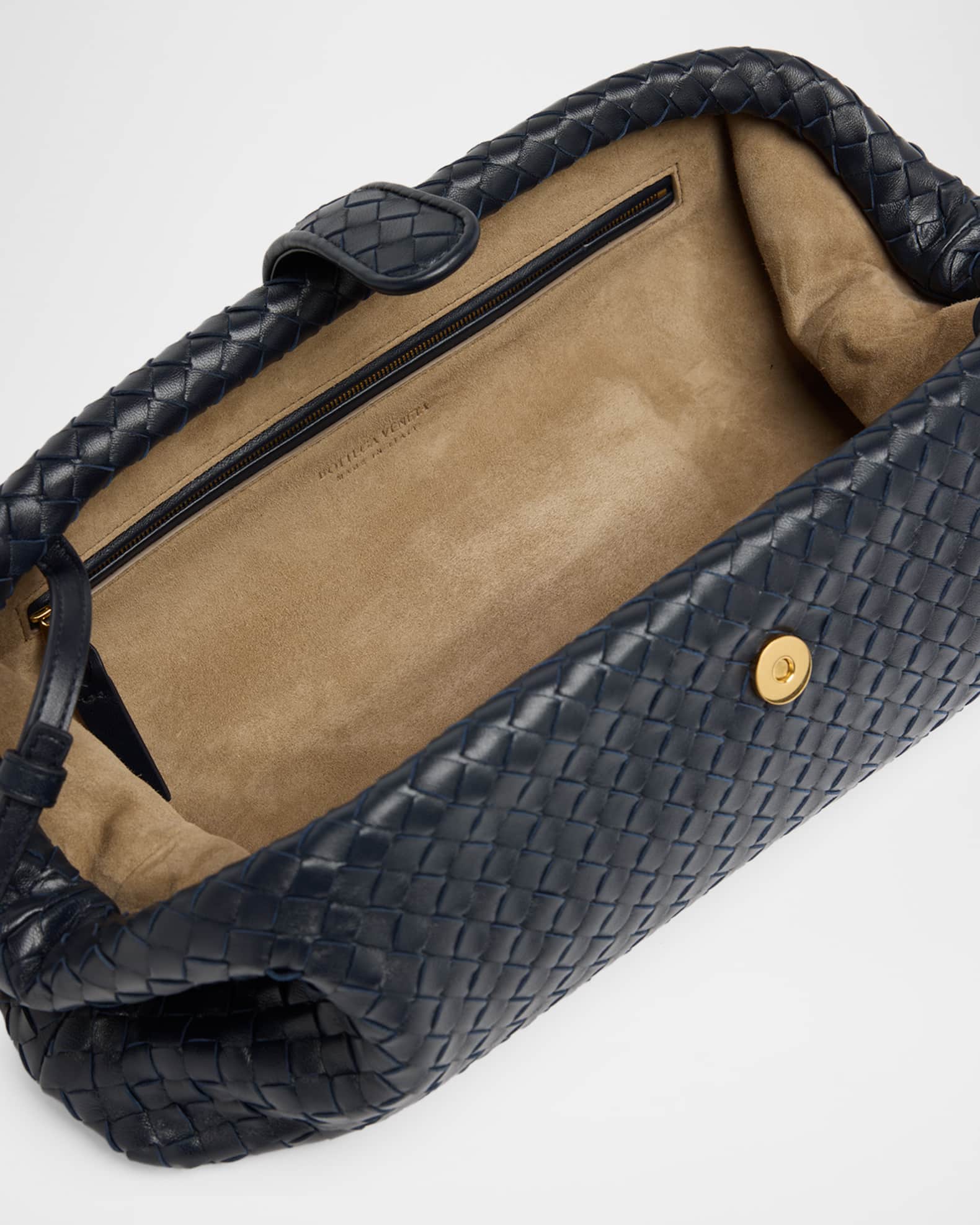 Bottega Veneta Lauren 1979 Leather Clutch Bag | Neiman Marcus