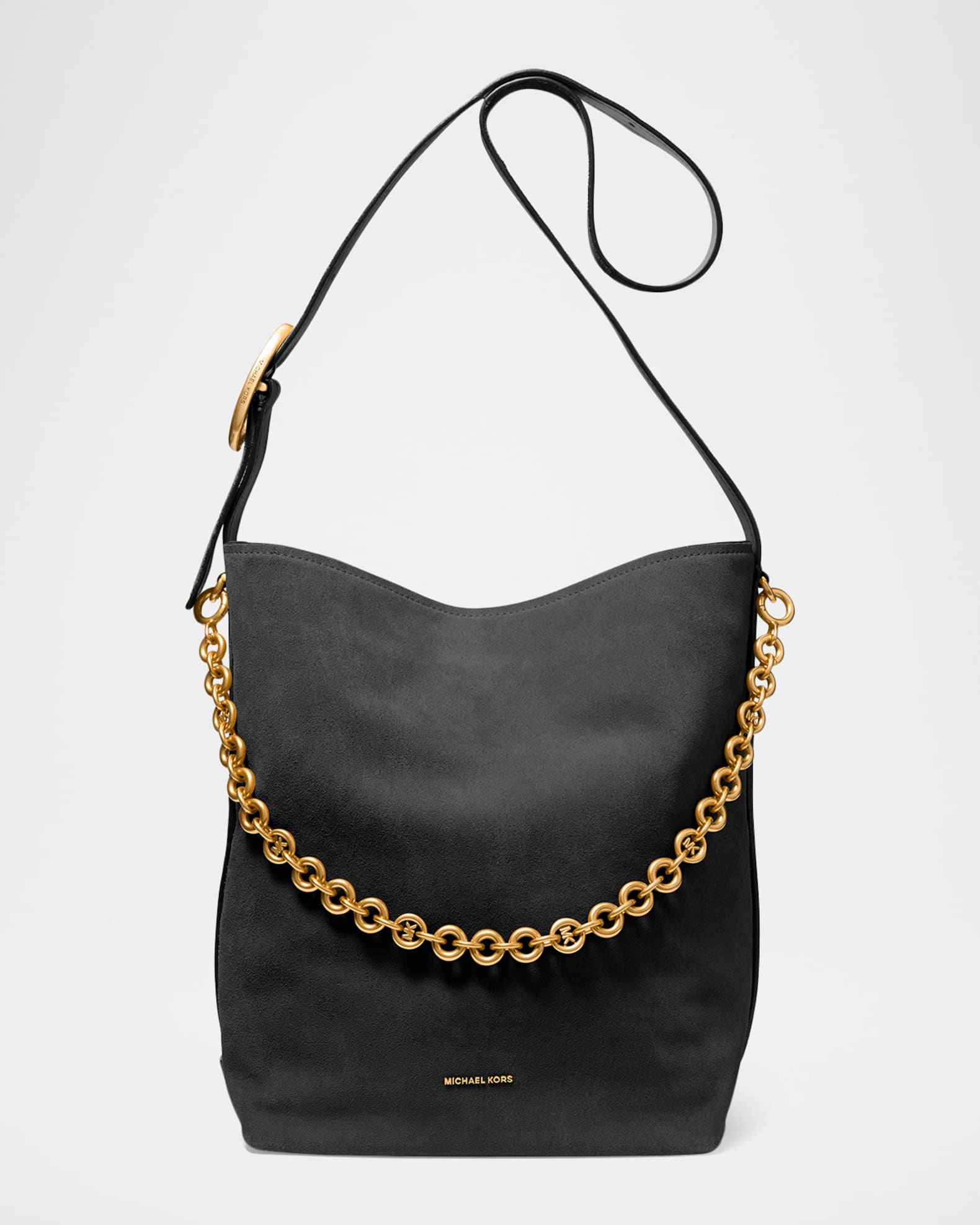 MICHAEL Michael Kors Nolita Large Suede Bucket Shoulder Bag