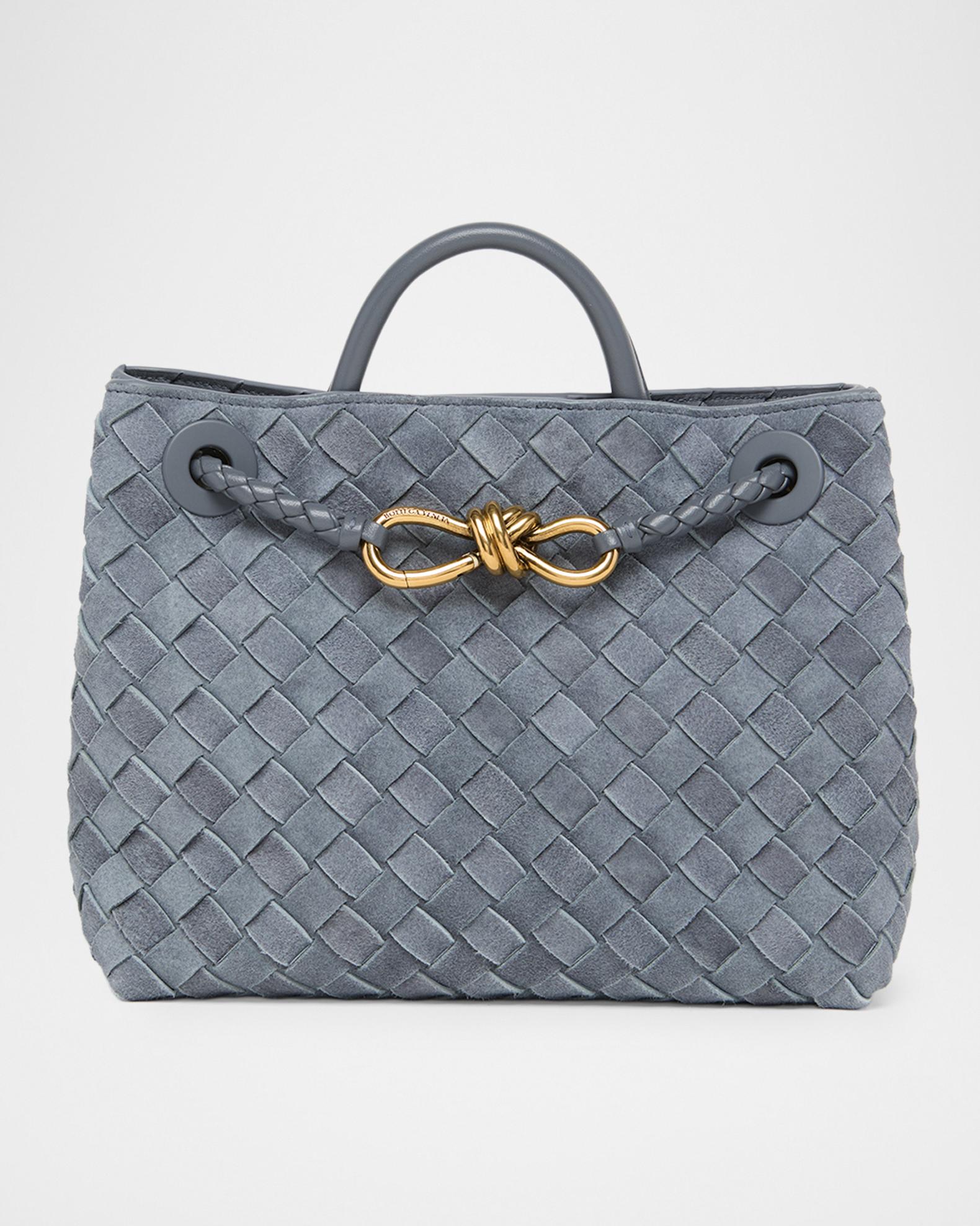 Bottega Veneta Andiamo Small Suede Tote Bag | Neiman Marcus