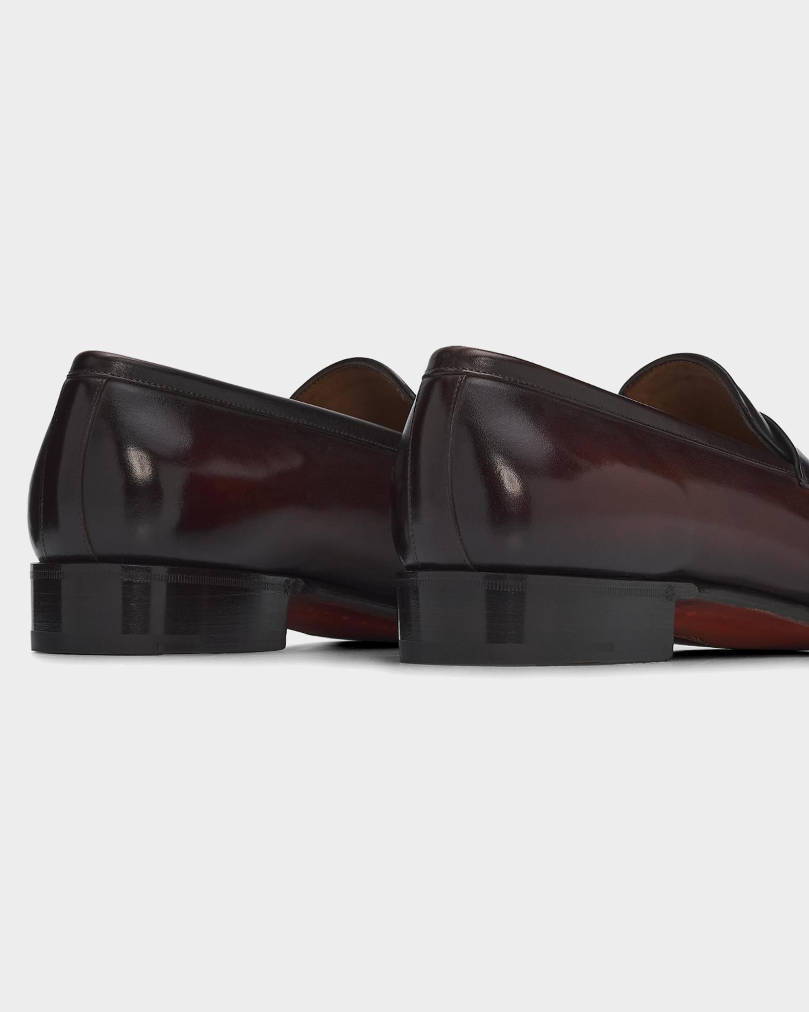 Santoni Men's Arco Leather Loafers | Neiman Marcus