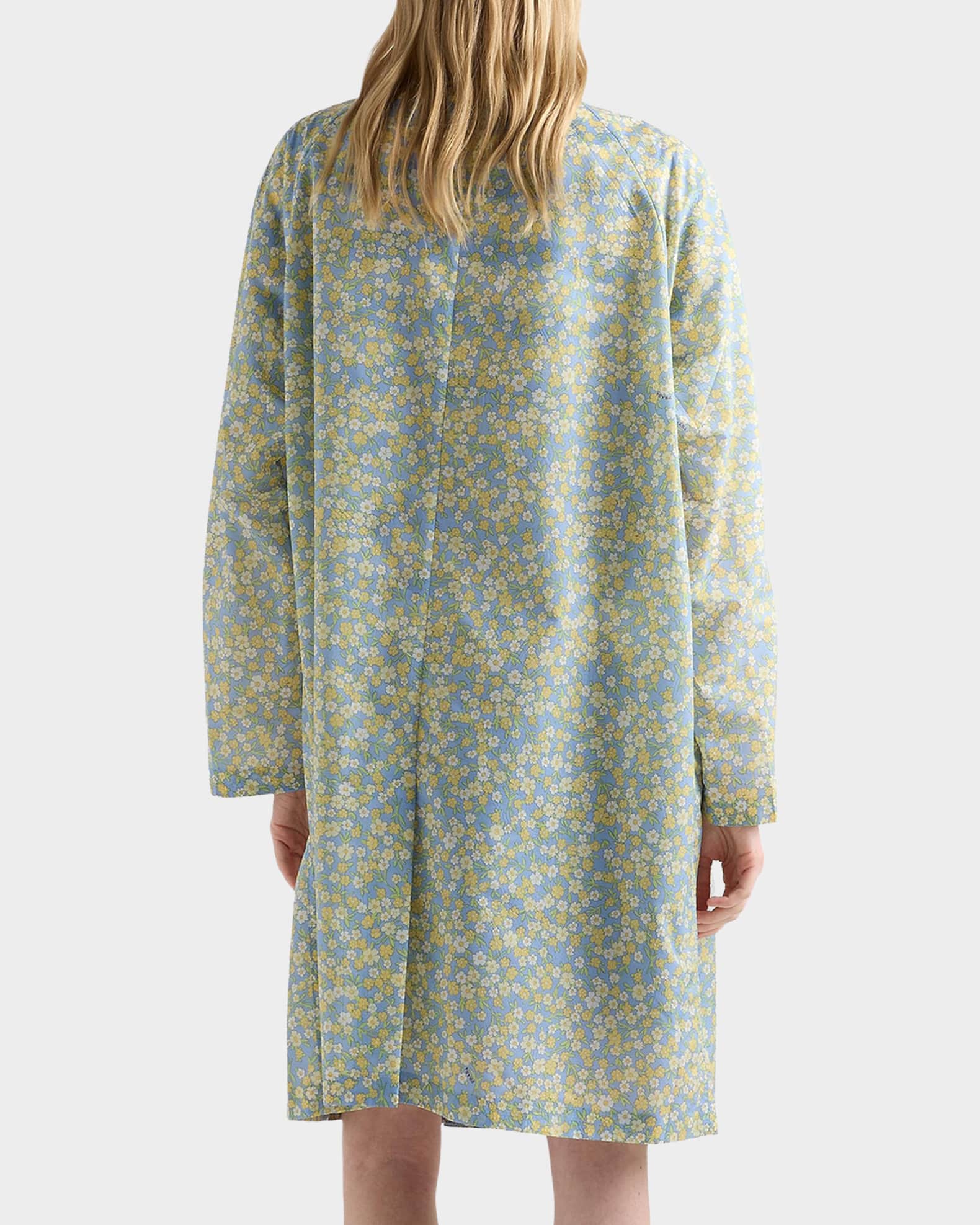 Prada Floral-Print Re-Nylon Coat | Neiman Marcus