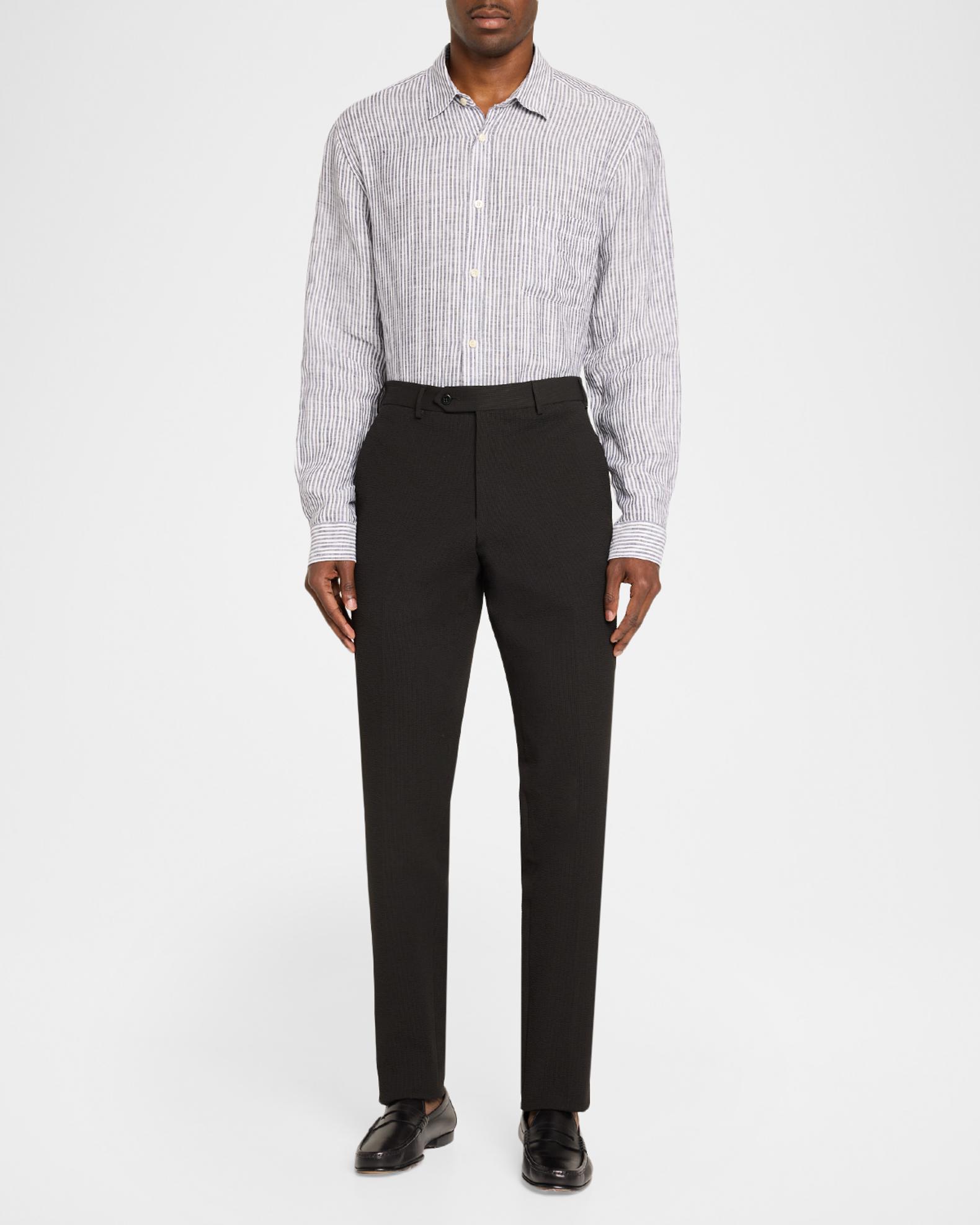 Frescobol Carioca Men's Telles Linen Stripe Button-Down Shirt | Neiman ...
