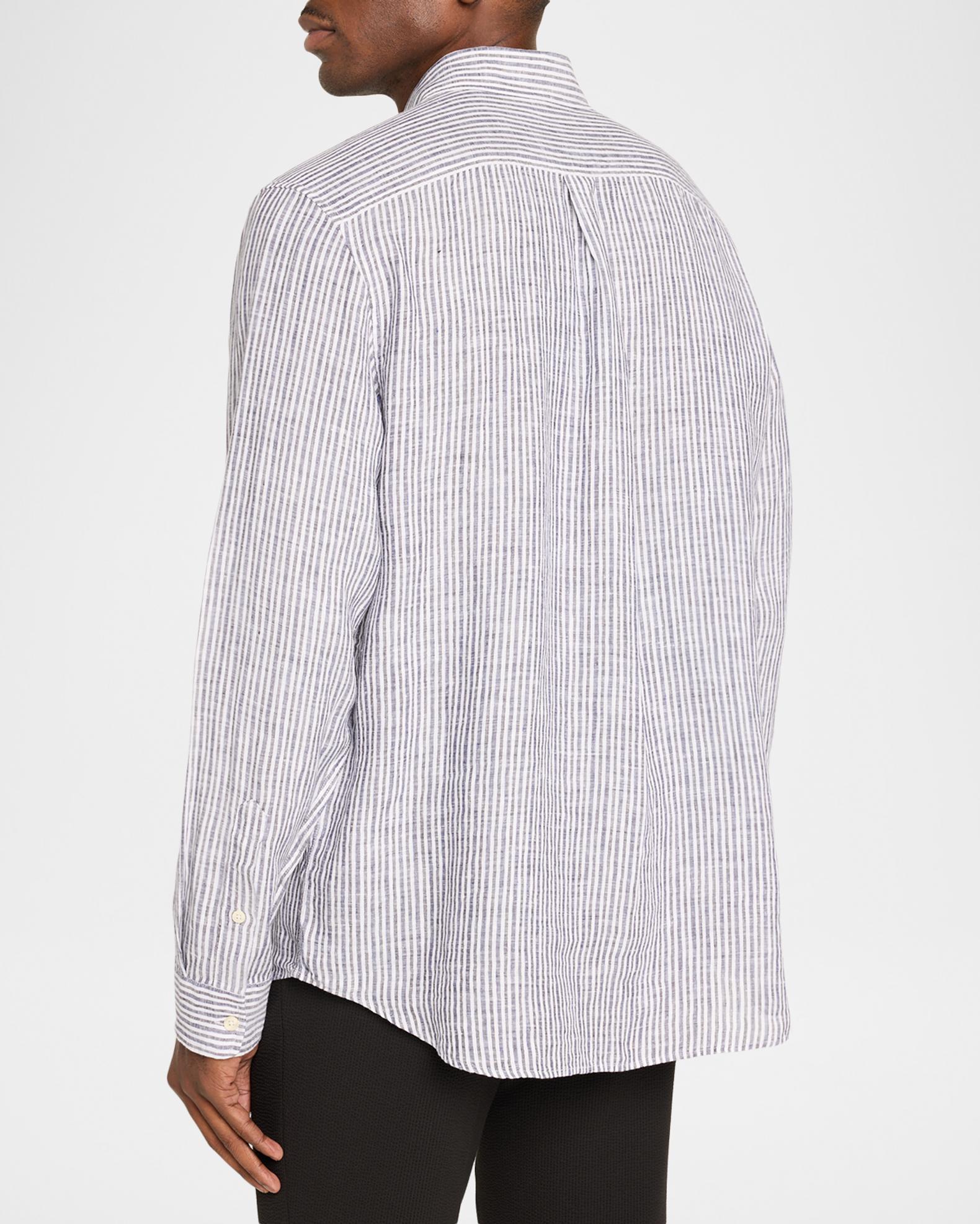 Frescobol Carioca Men's Telles Linen Stripe Button-Down Shirt | Neiman ...