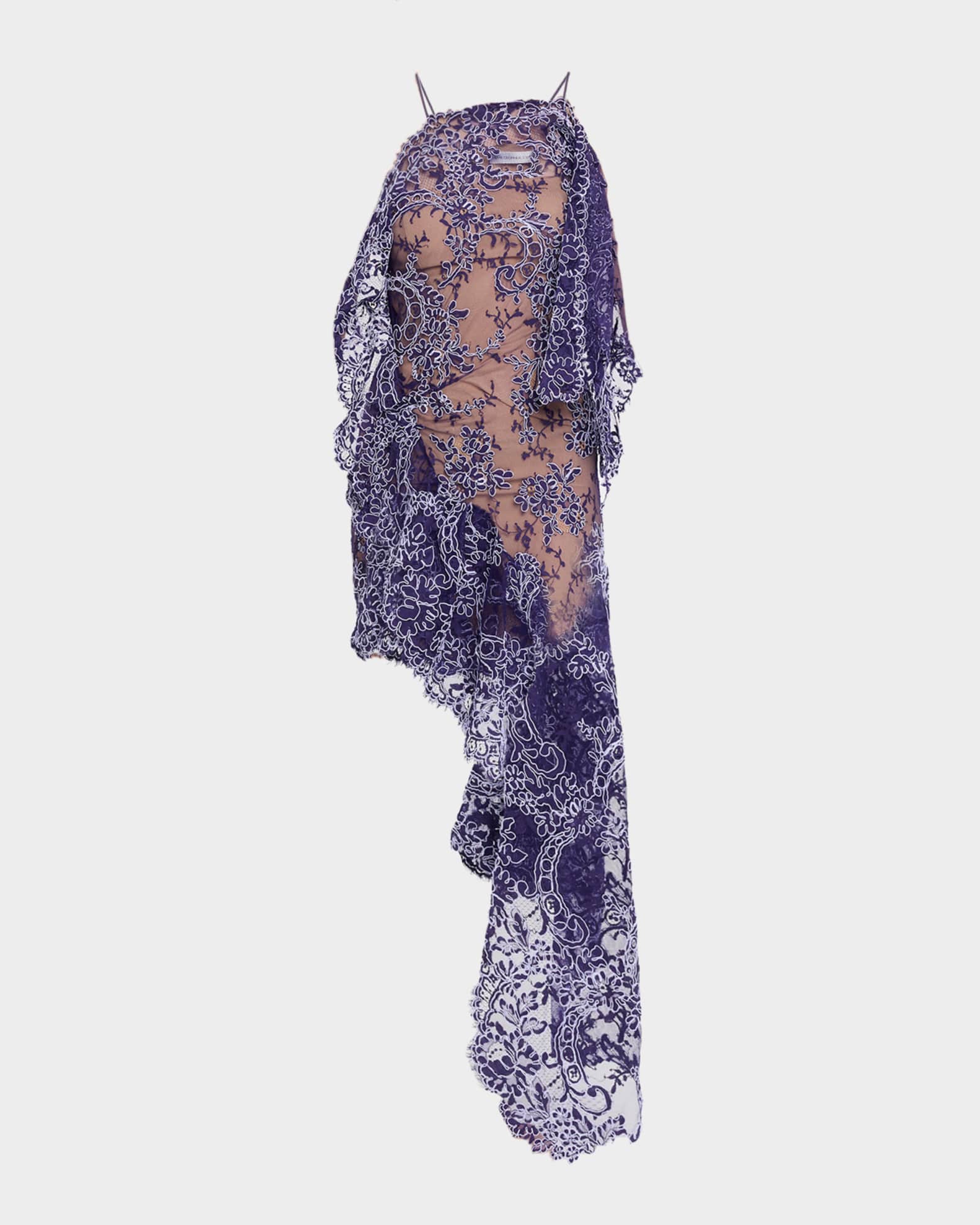 chinese dress ladies Christopher Esber Floating Lace Cami Mini Dress – ELLEPTYLTD main image 0