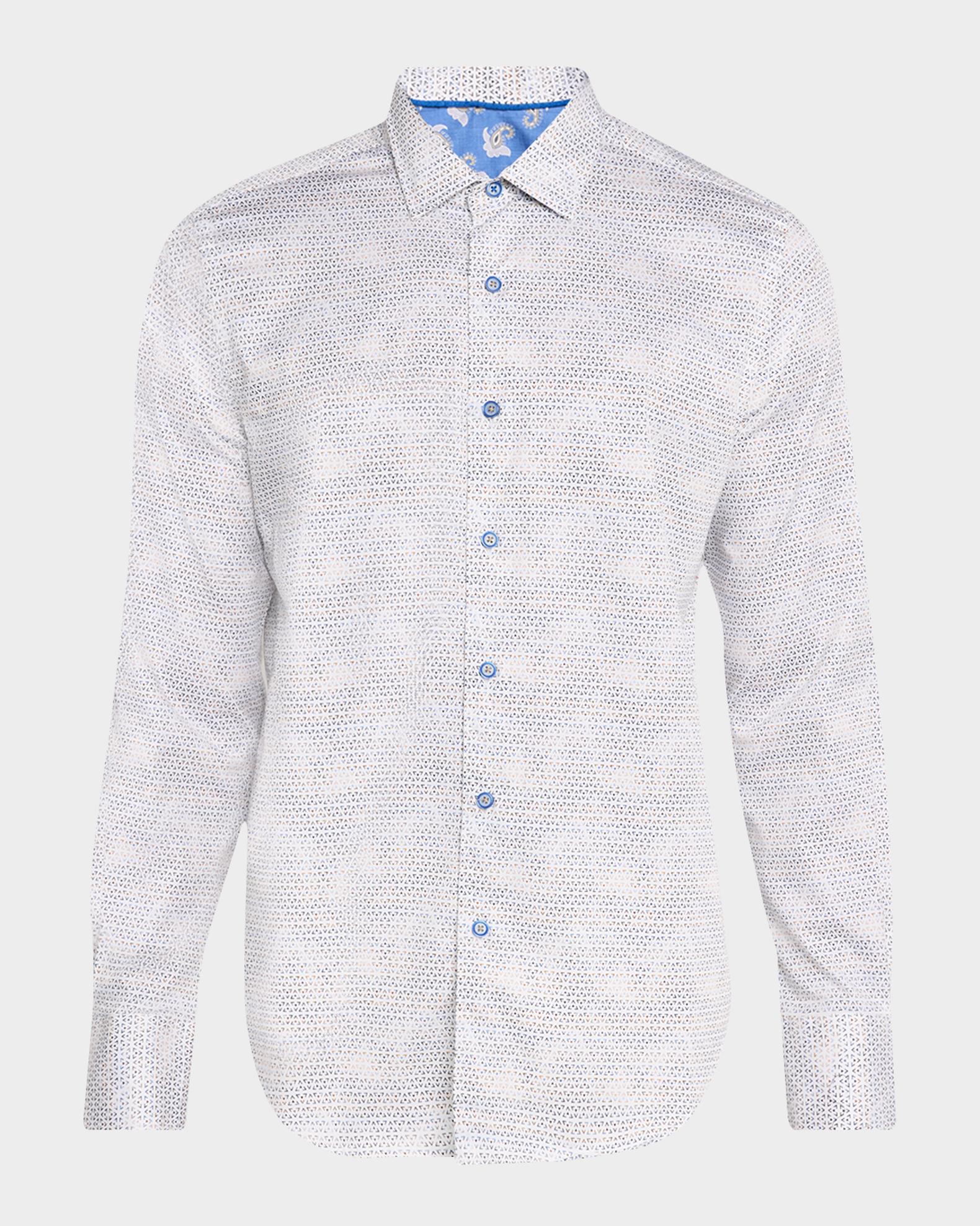 Robert Graham Men's Akehurst Geometric Stretch Sport Shirt | Neiman Marcus