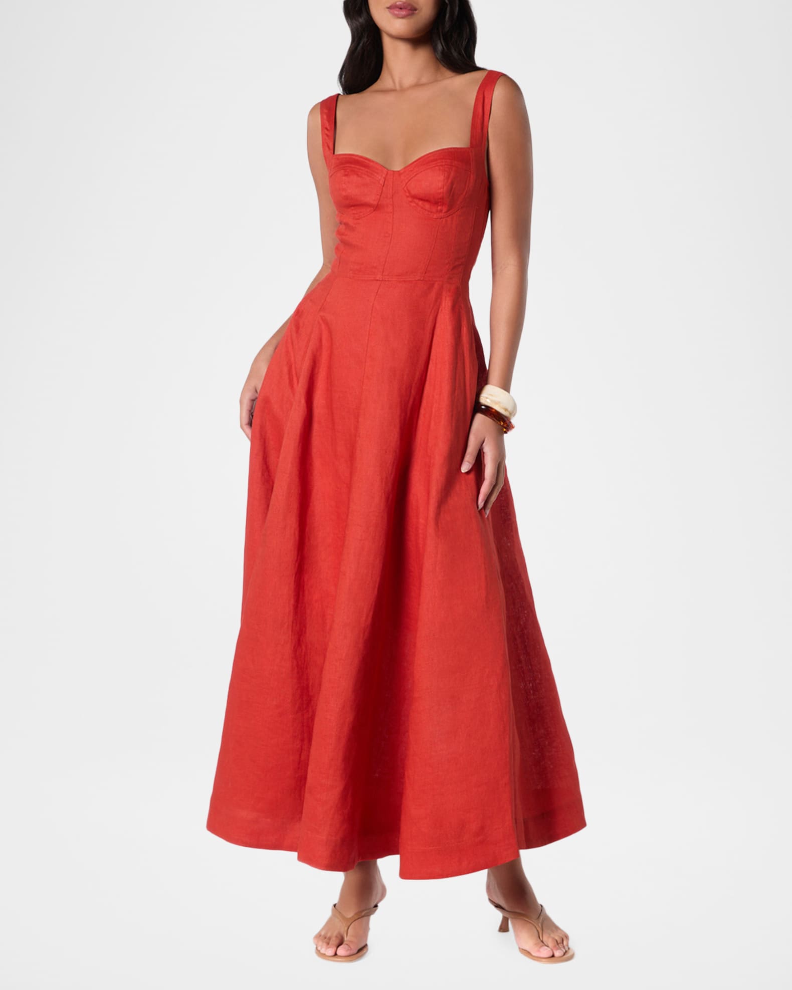 st agni linen dress St. Agni