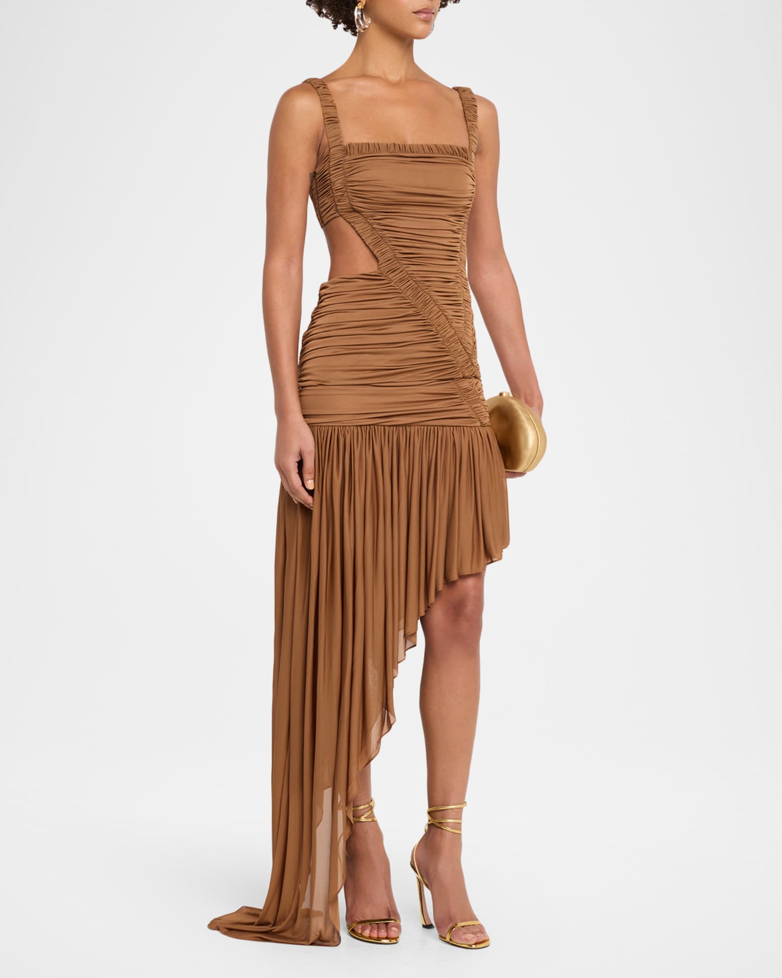 Christopher Esber Orion Swept Skirt | Neiman Marcus