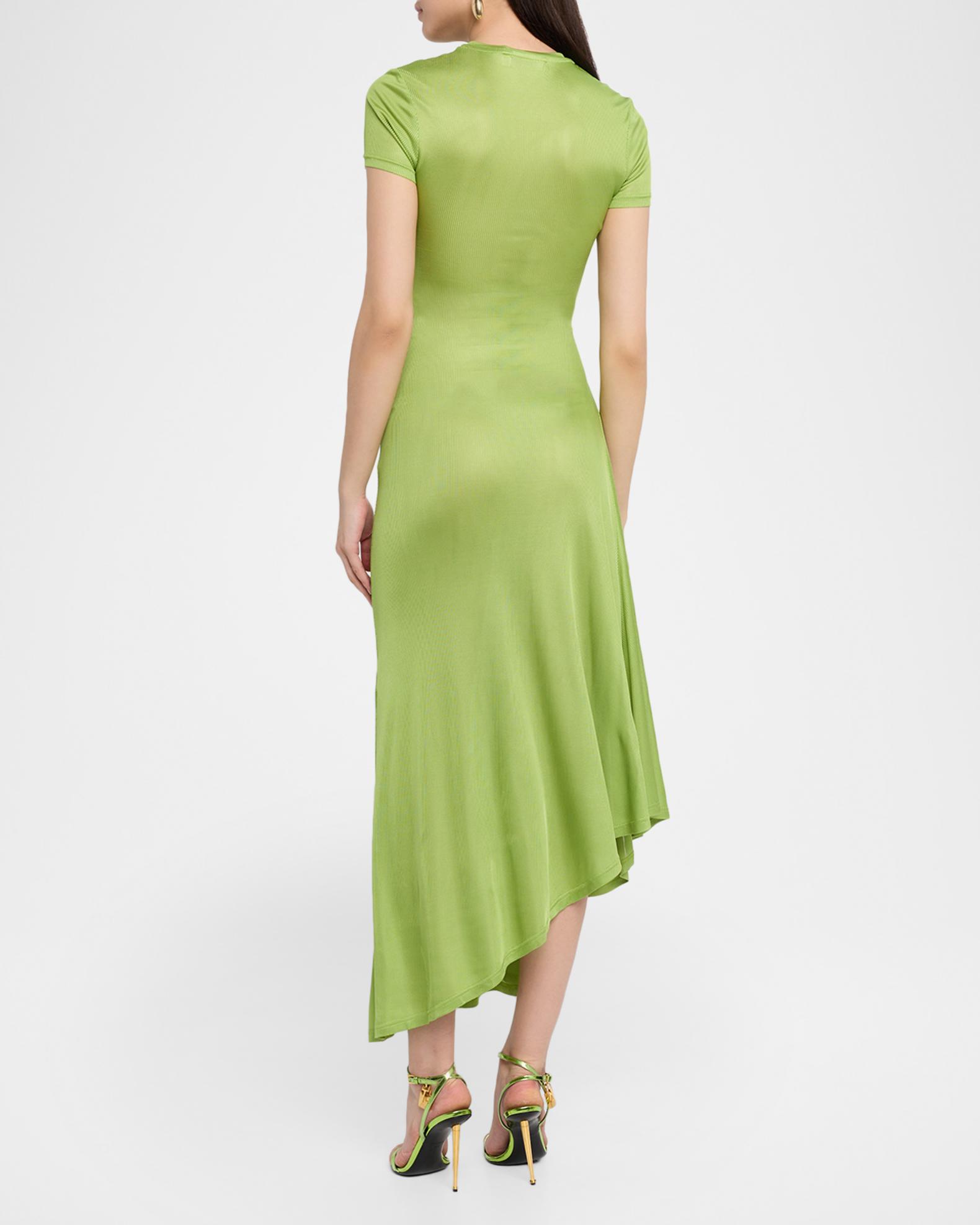 christopher esber pleated rib dress Christopher Esber Sculptured Pleated Rib Maxi Dress