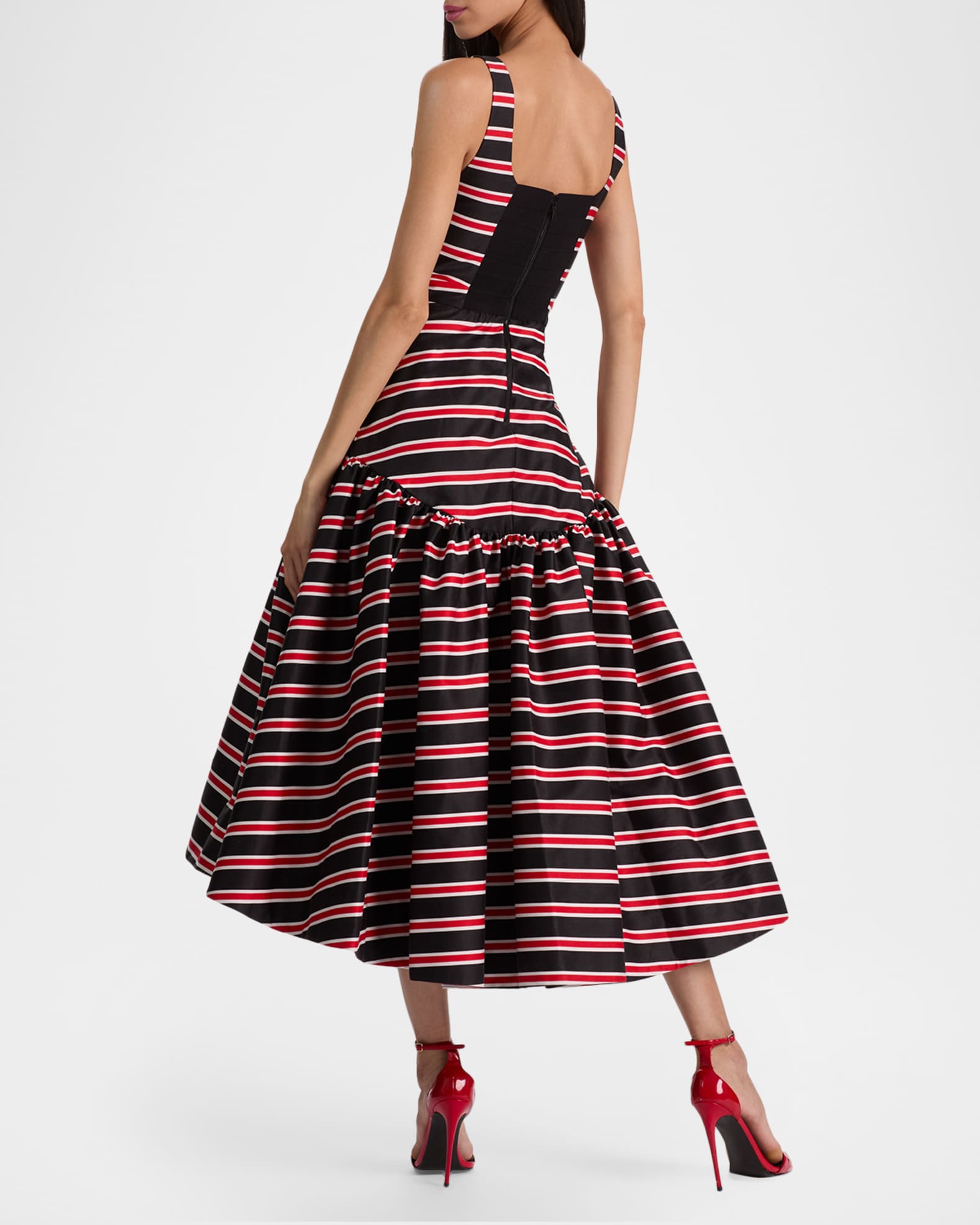 knee length dresses for ladies Amoris T822 Short Midi A Line Cocktail Dress  The Dress Outlet