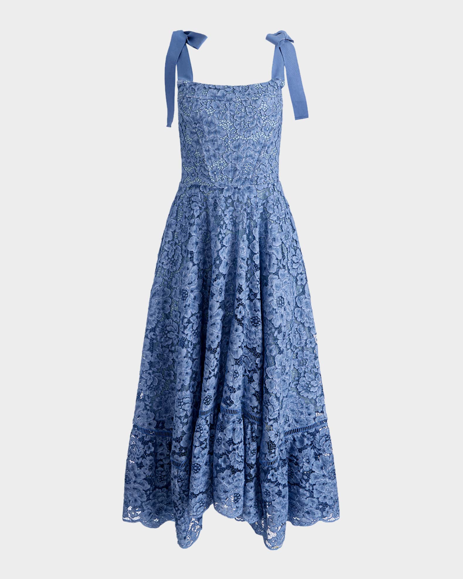 Alice + Olivia Rosalee Lace Bustier Dress, Size 12