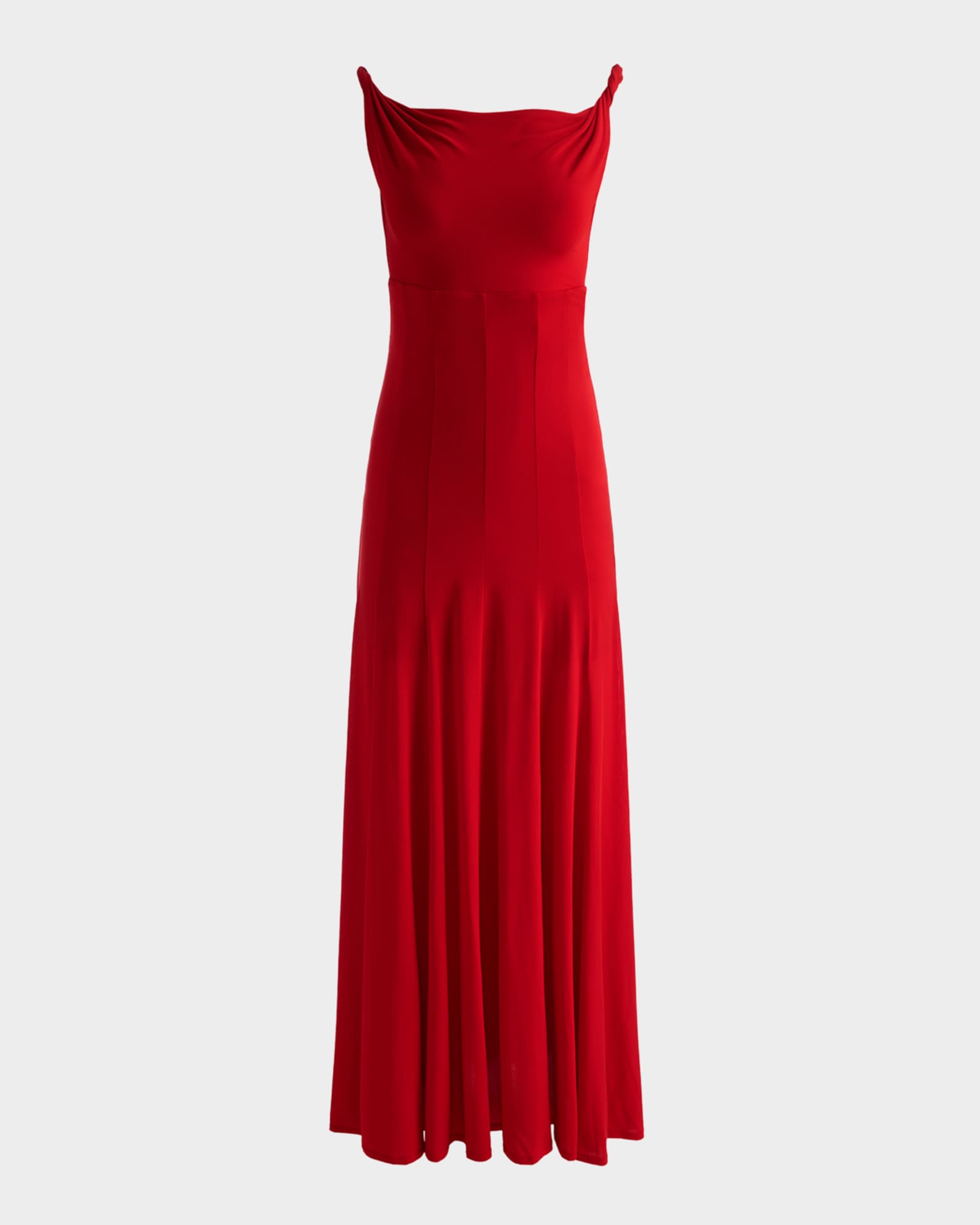 ALICE + OLIVIA Noelia Twist-Strap Maxi Dress | Neiman Marcus