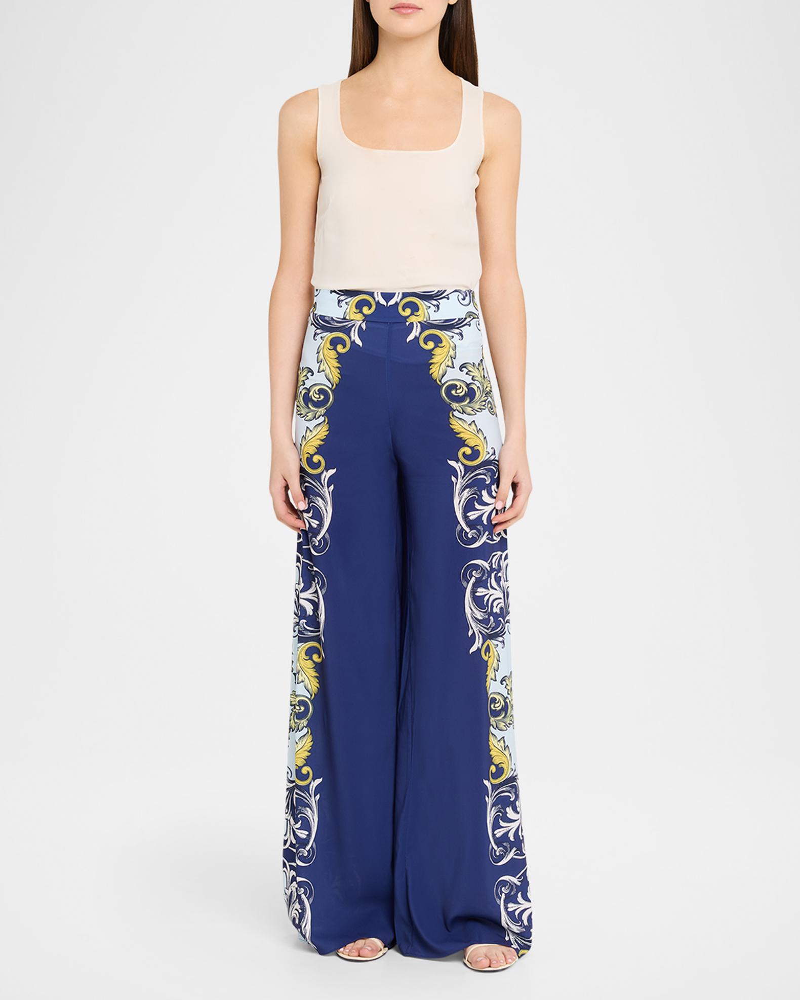 ALICE + OLIVIA Athena Wide-Leg Pants | Neiman Marcus