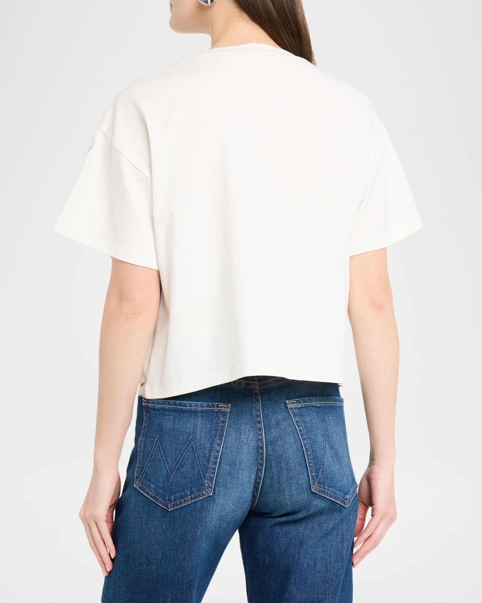 ALICE + OLIVIA Evan Embellished Short-Sleeve T-Shirt | Neiman Marcus