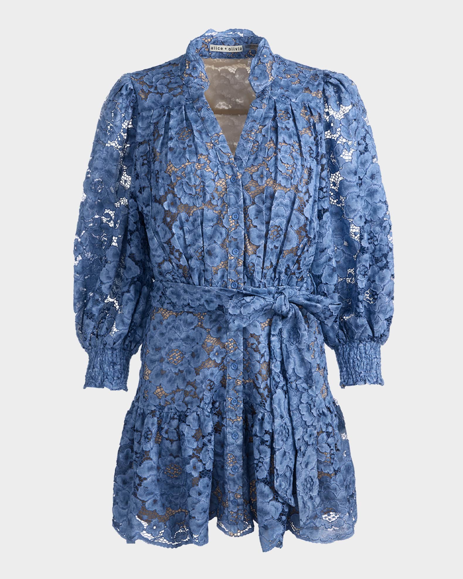 Alice + Olivia Cora Mini Shirt Dress, Size S