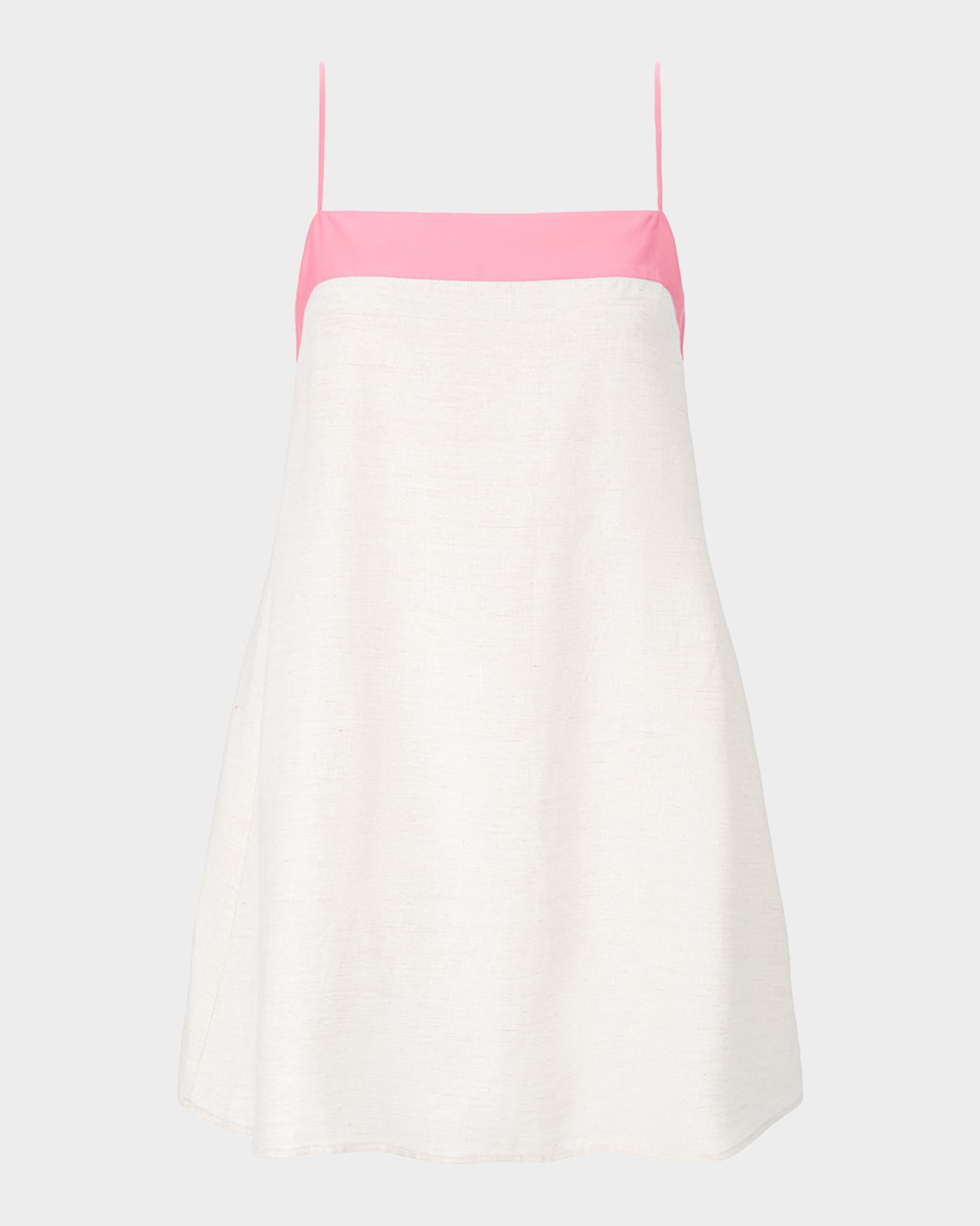 chinese dress ladies Staud Madison Linen Dress in Natural – Hampden Clothing main image 0