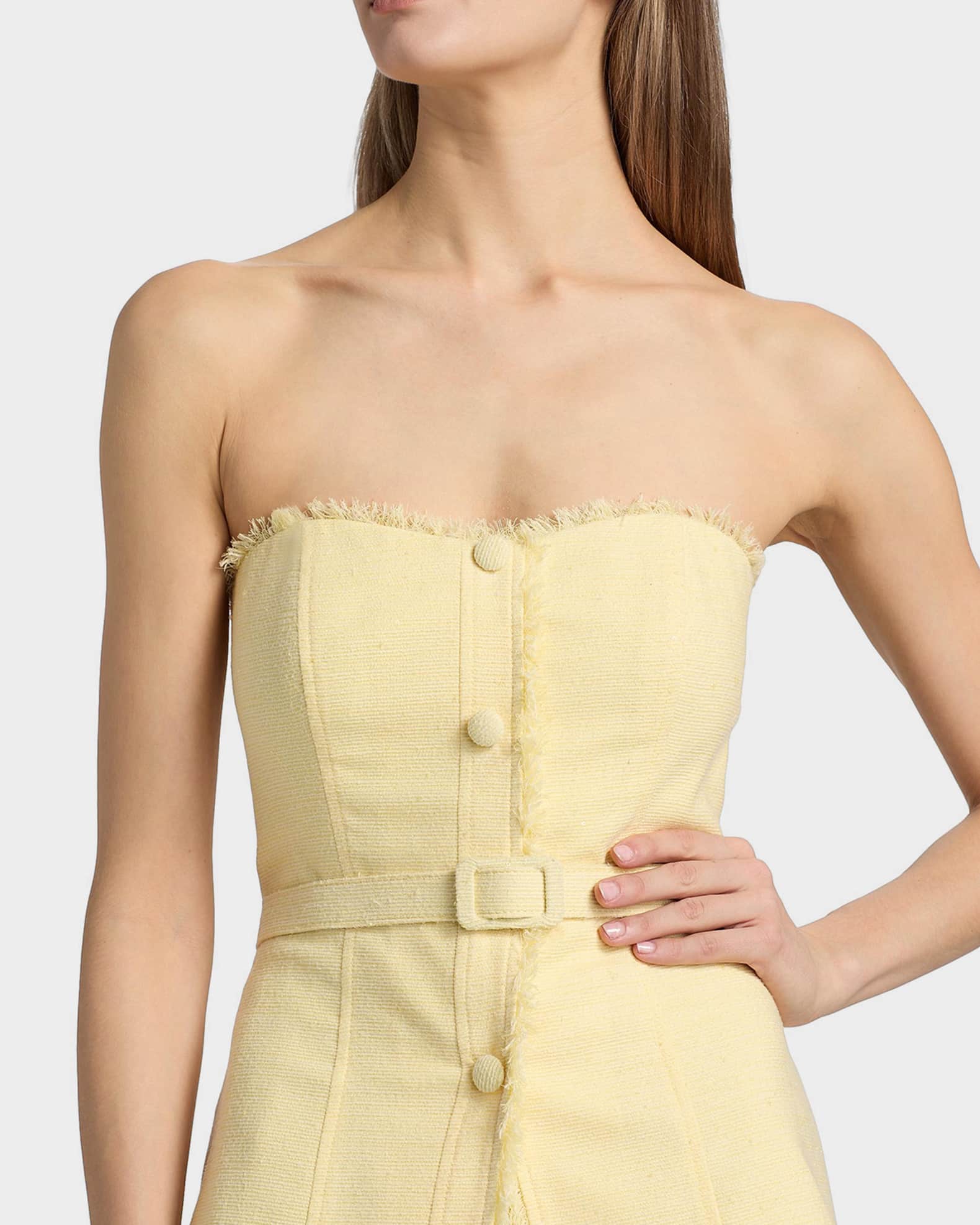 peplum tweed dress Badgley Mischka Tweed Lace Peplum Midi Dress