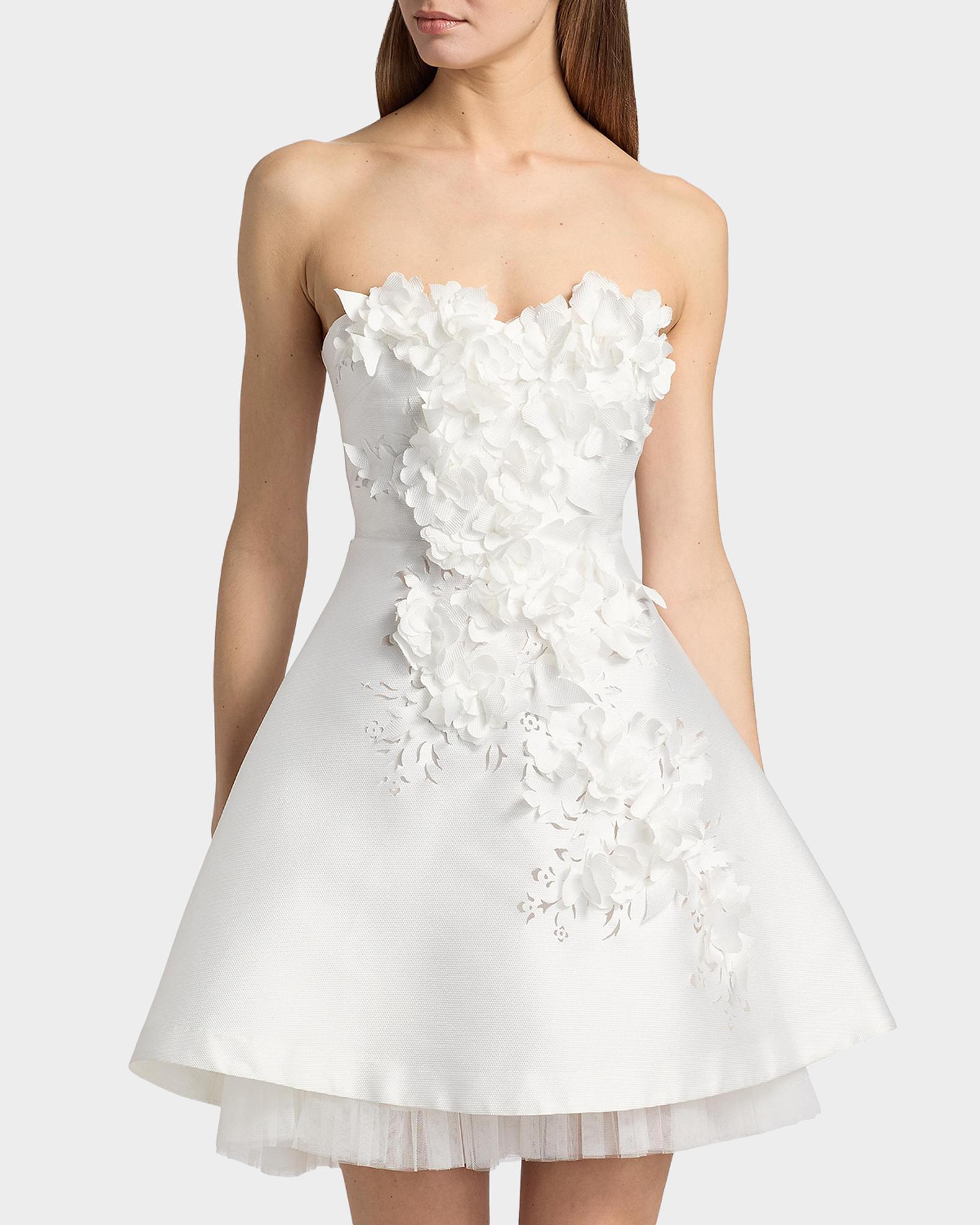 badgley mischka embellished cocktail dress Badgley Mischka A-Line Beaded Scoop Cocktail Dress