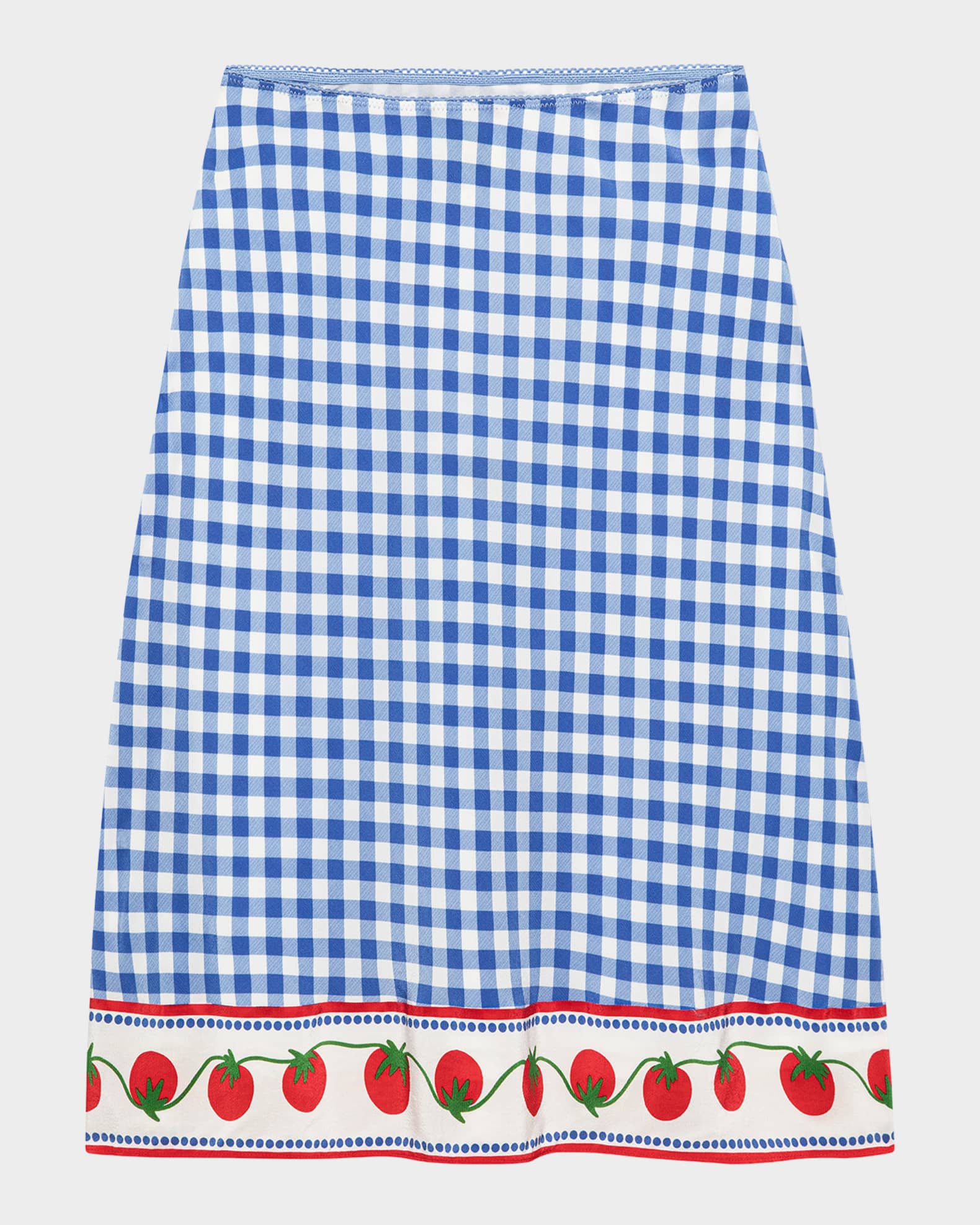 Rails x Giadzy Grazia Gingham Tomato Skirt | Neiman Marcus