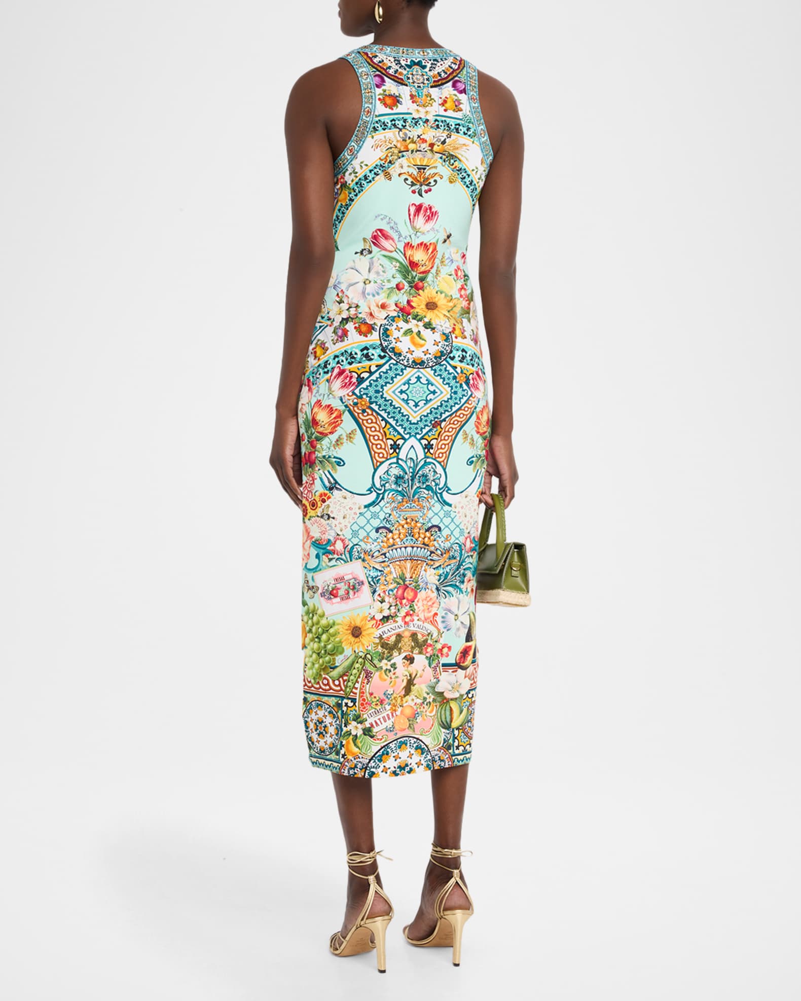 midi tank tshirt dress ANRABESS Womens Summer Casual Sleeveless T Shirt Slim Fit Tie Waist Split Long Dresses 2026 Vacation Sundress Army Green Small at Amazon Women's Clothing store painterly floral print featuring rich purple and soft pink blossoms that bring a touch of natures elegance to your everyday look Mixed Media Muscle Tank Midi