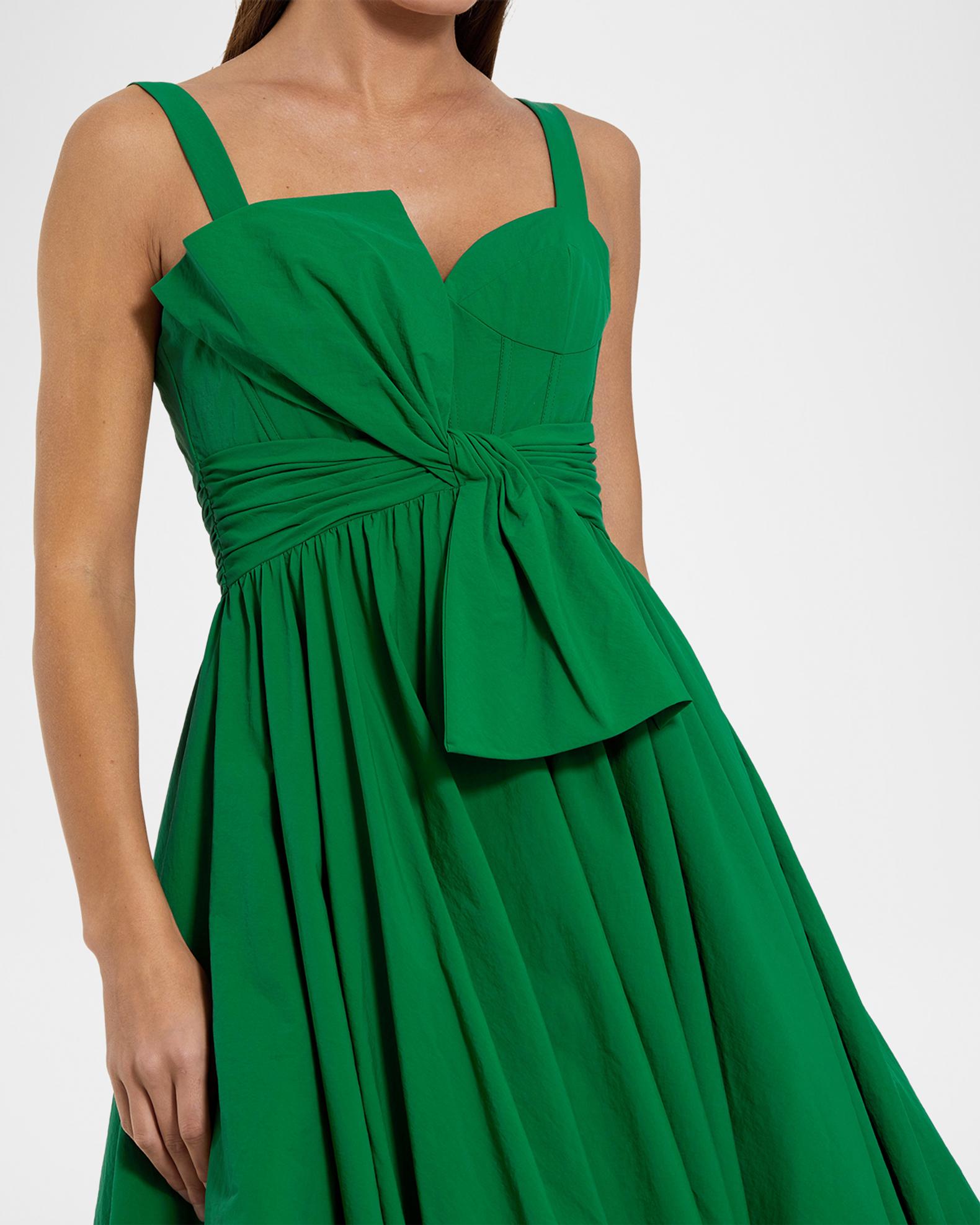 Mac Duggal Sweetheart Bow-Front Faille Gown | Neiman Marcus