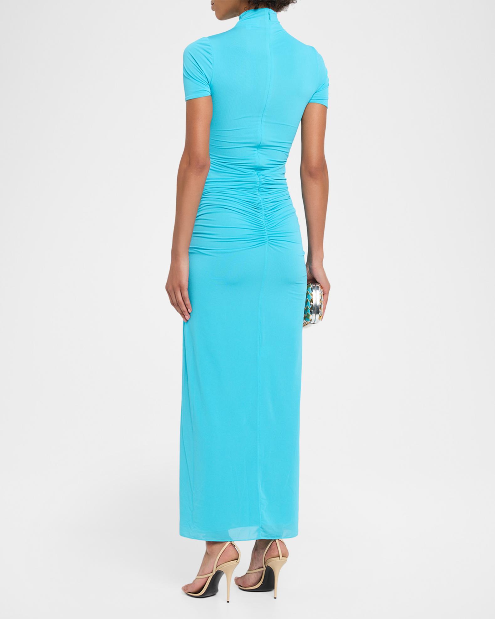apolina enid dress ジャージー ワンピース Ronny Kobo Enid Ruched Tissue Jersey Maxi Dress | Neiman Marcus