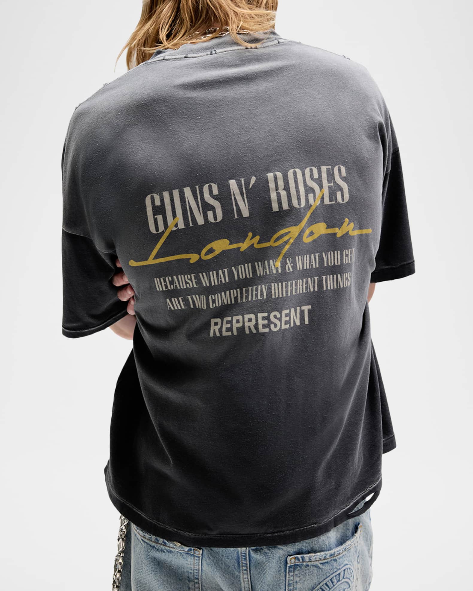 REPRESENT x Guns N' Roses Men's CrossT-Shirt | Neiman Marcus