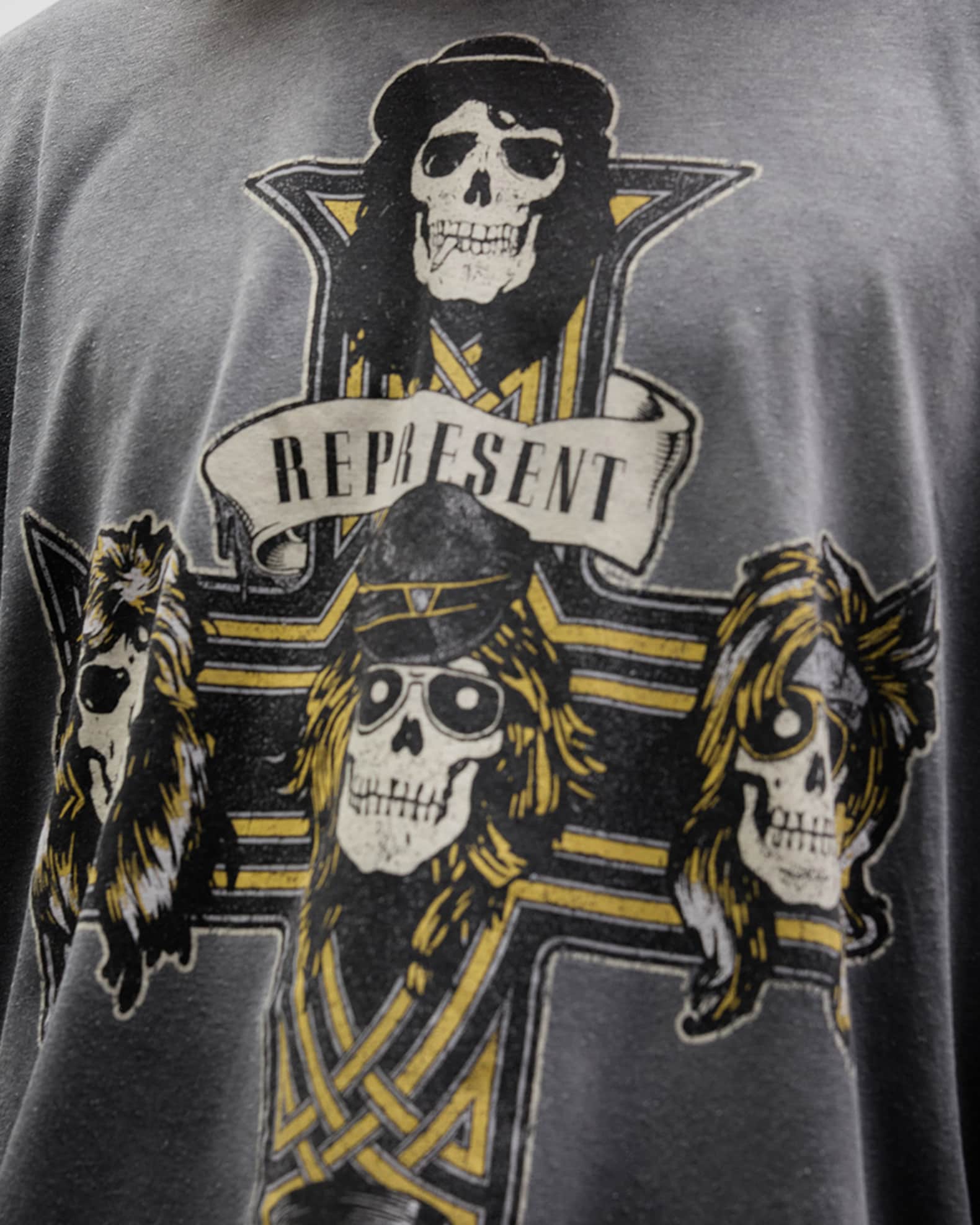 GUNSN’ROSES公式ファンクラブNIGHTRAINTシャツおまけつき REPRESENT x Guns N' Roses Men's CrossT-Shirt | Neiman Marcus