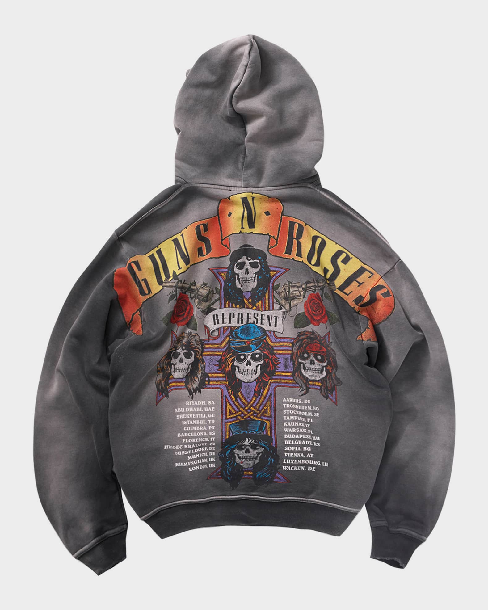 REPRESENT x Guns N' Roses Men's Tour Hoodie | Neiman Marcus