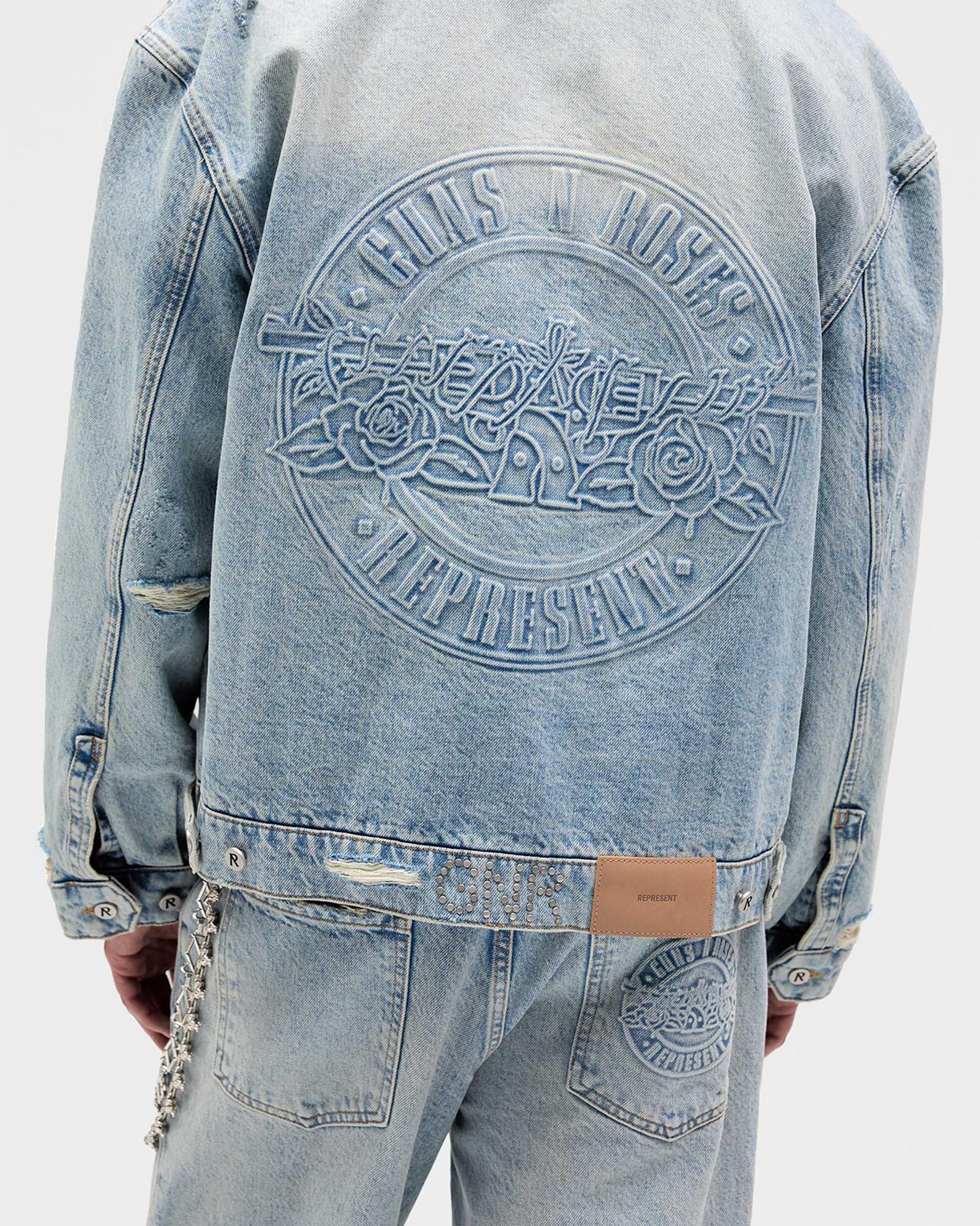 REPRESENT x Guns N' Roses Men's Denim Jacket | Neiman Marcus
