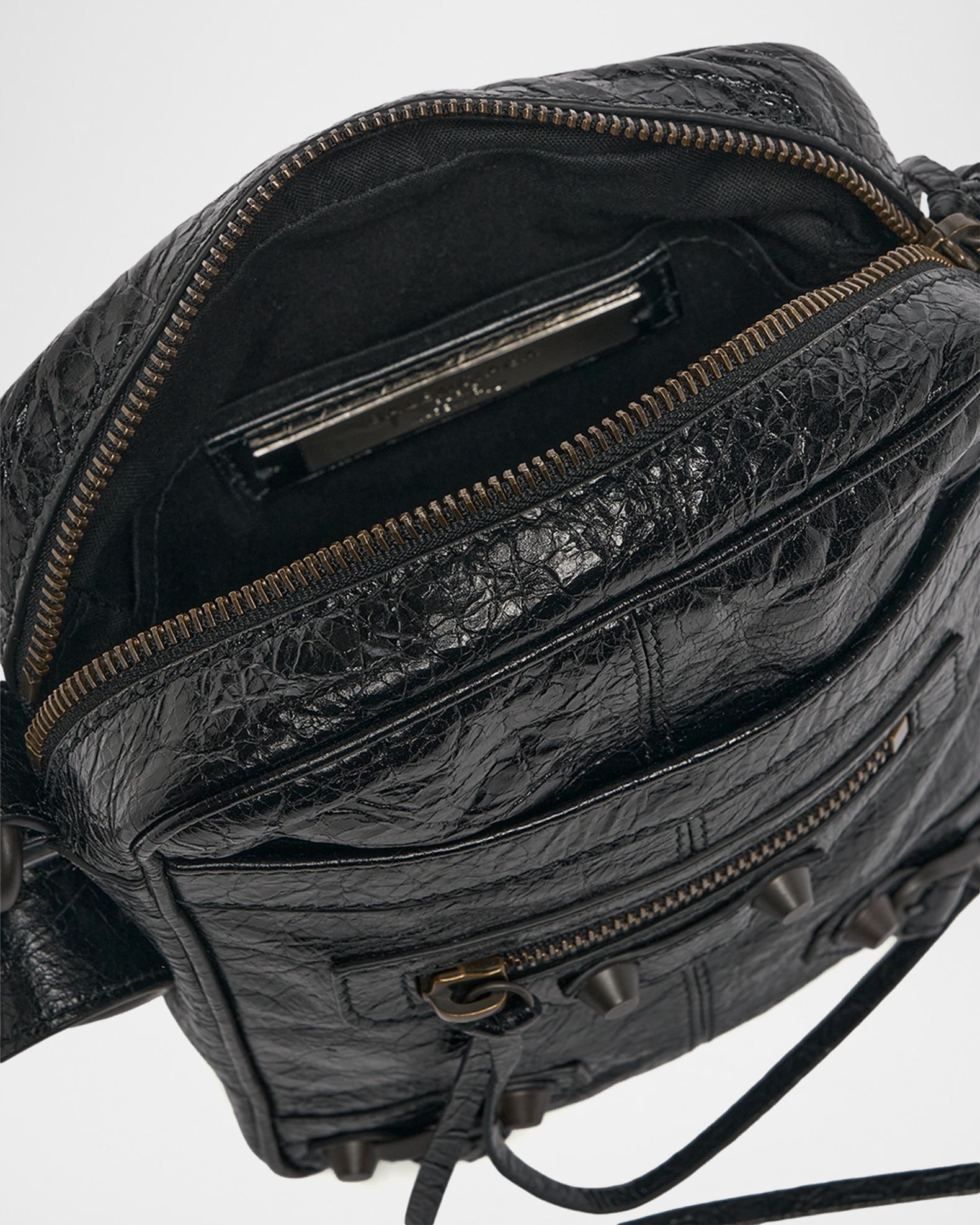 Balenciaga Men's Le City Leather Crossbody Bag | Neiman Marcus