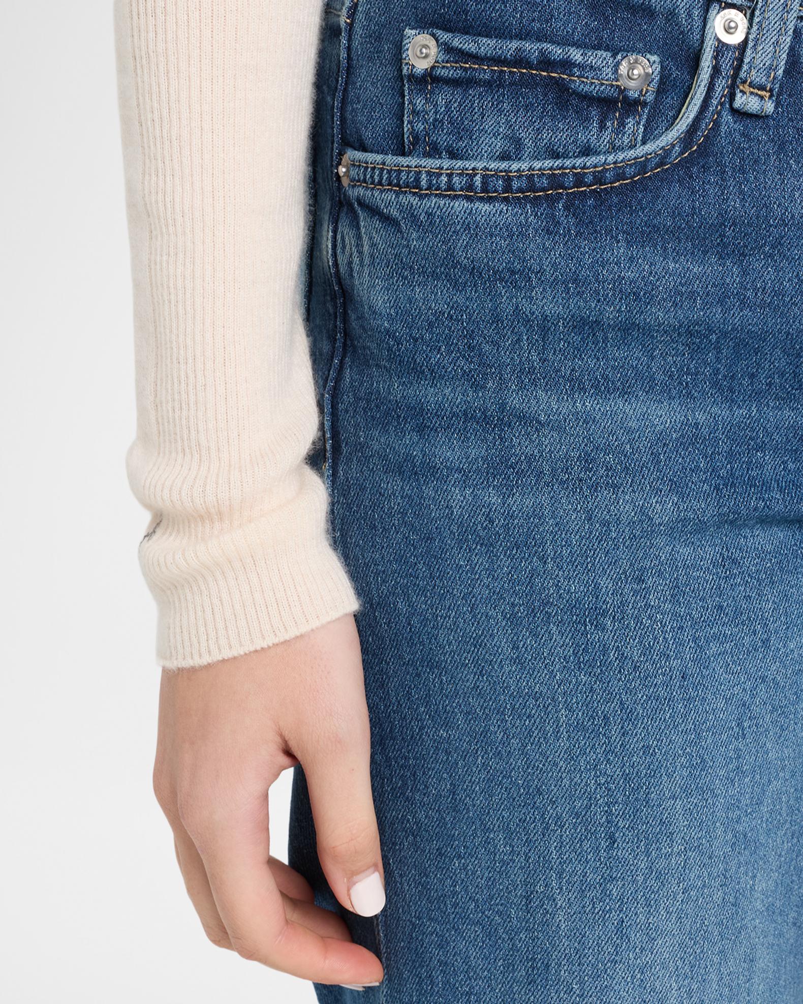 rag & bone Harlow Low-Rise Ankle Straight Jeans | Neiman Marcus
