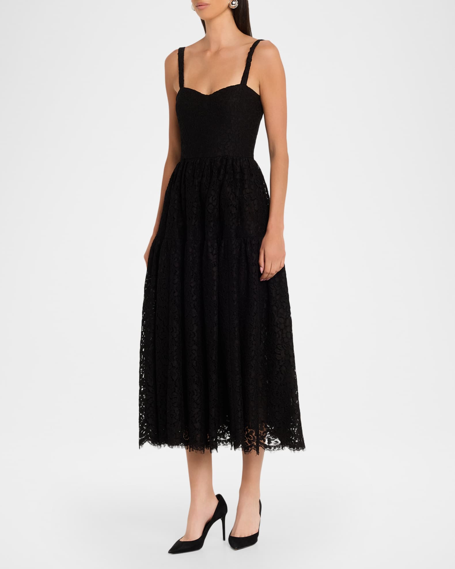 michael kors floral lace dress Michael Kors Corded Floral Lace Dance Dress