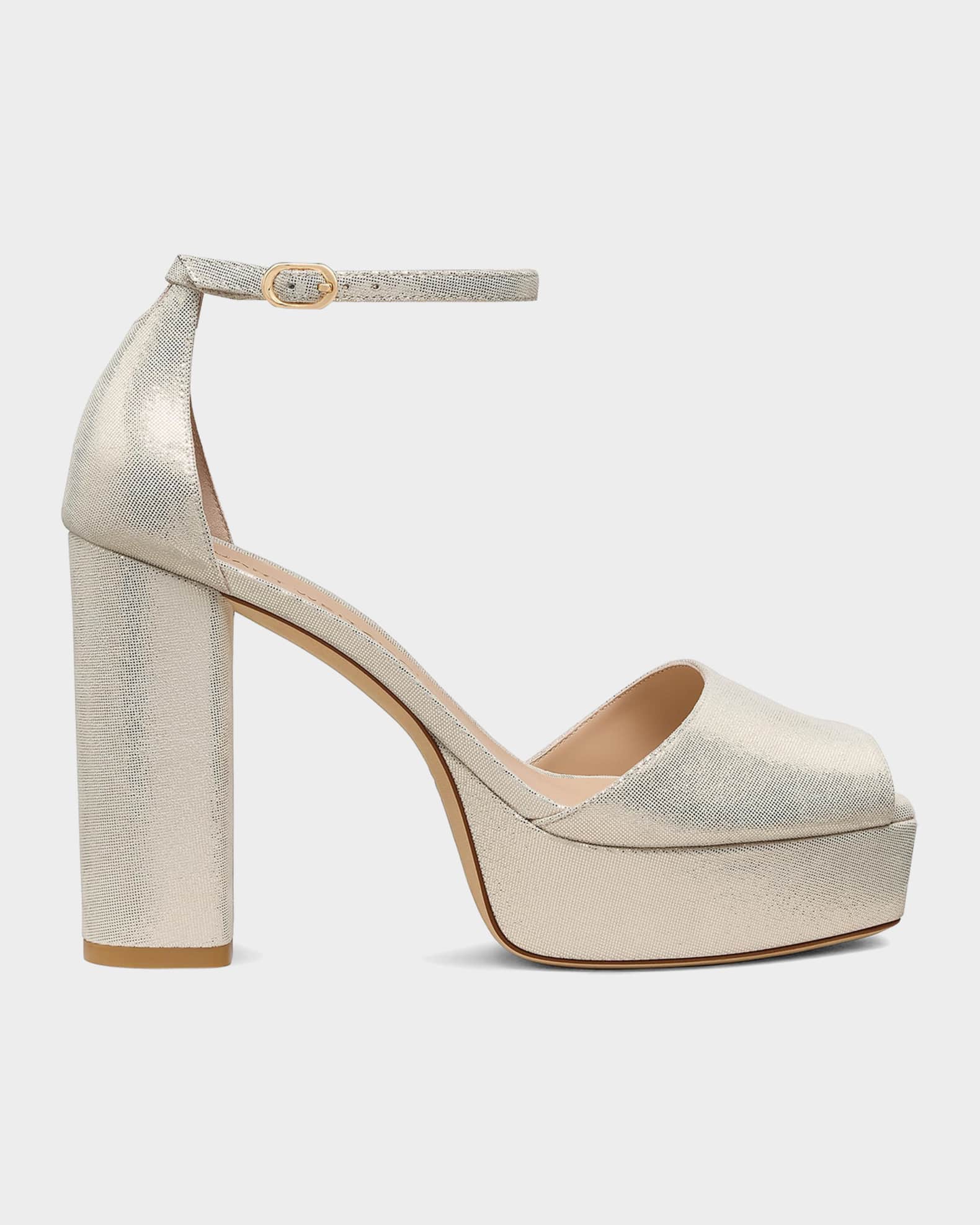 Stuart Weitzman 110mm Sabrina Platform Ankle-Strap Sandals