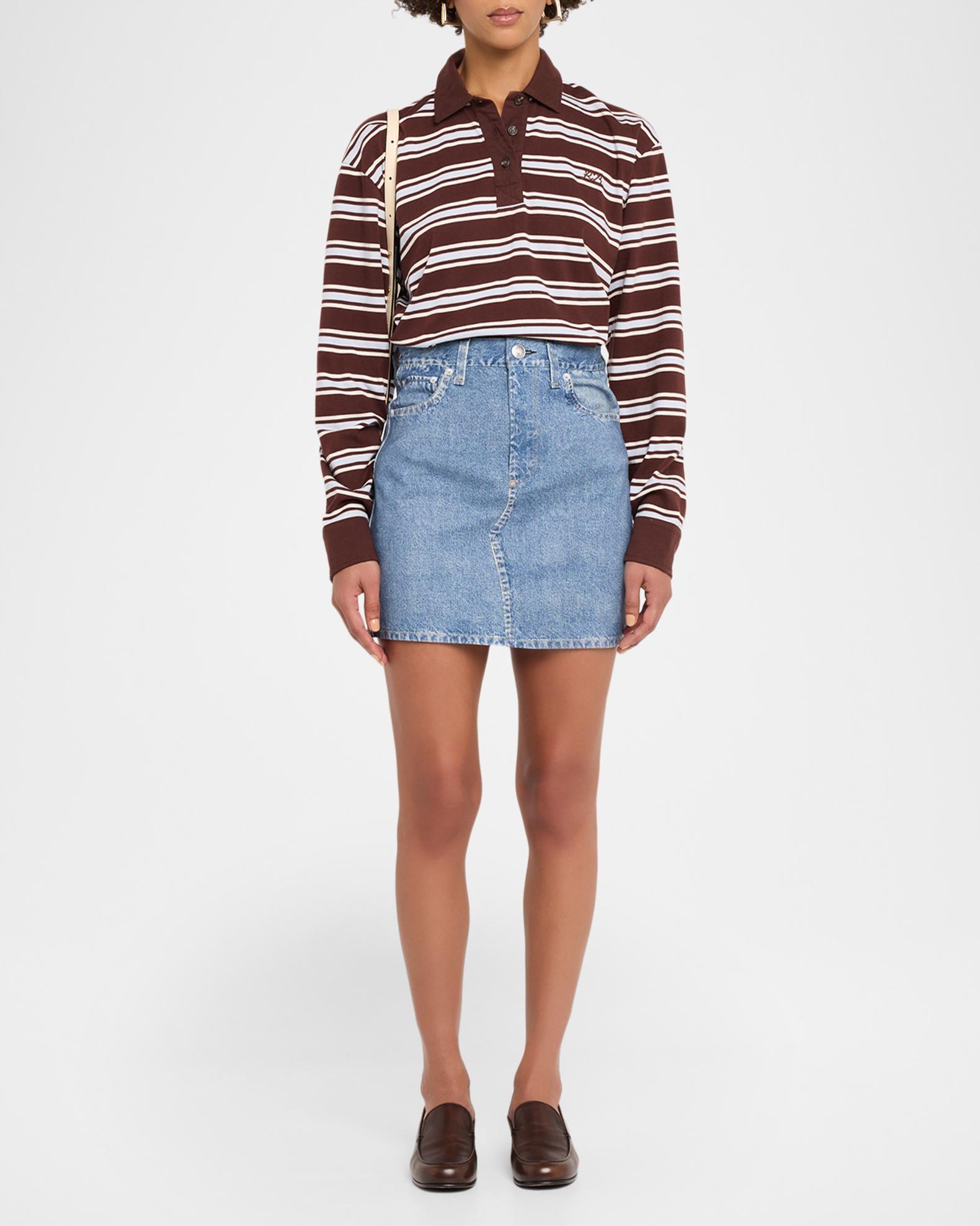 rag & bone rb Miramar Ponte Mini Skirt | Neiman Marcus
