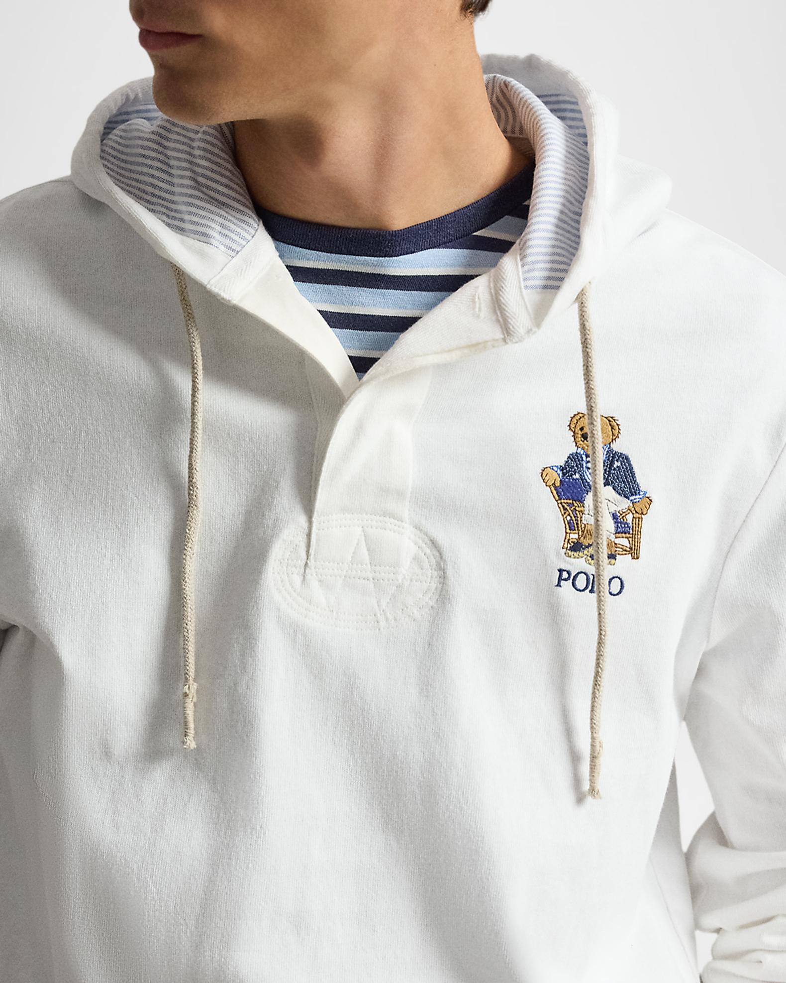 Polo Ralph Lauren Men's Polo Bear Rugby Hoodie | Neiman Marcus