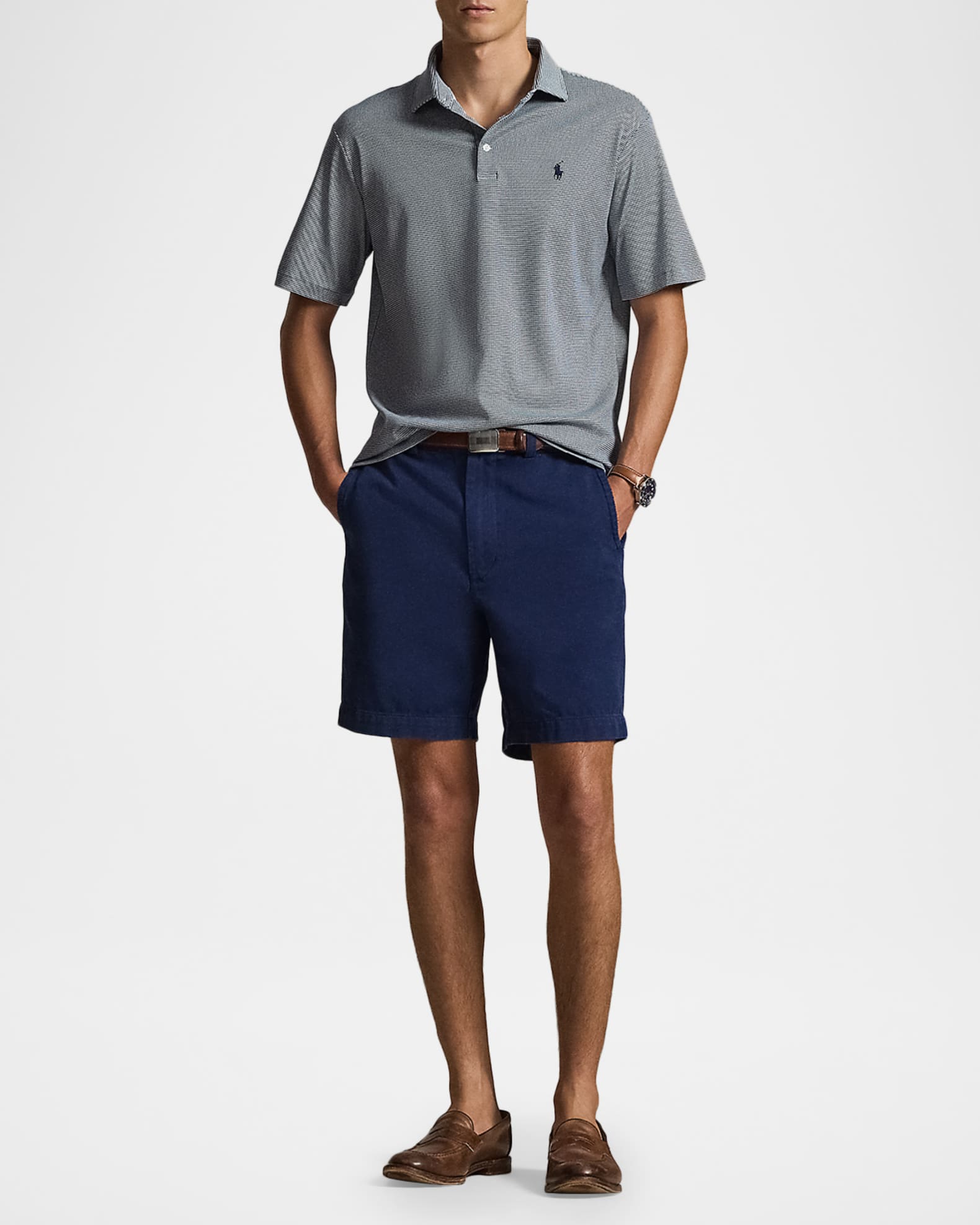 Polo Ralph Lauren Men's Classic-Fit Soft Cotton Micro-Houndstooth