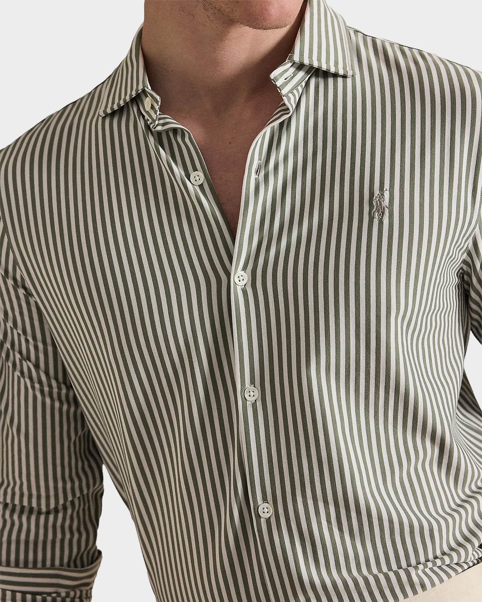 Polo Ralph Lauren Men's Striped Oxford Sport Shirt | Neiman Marcus