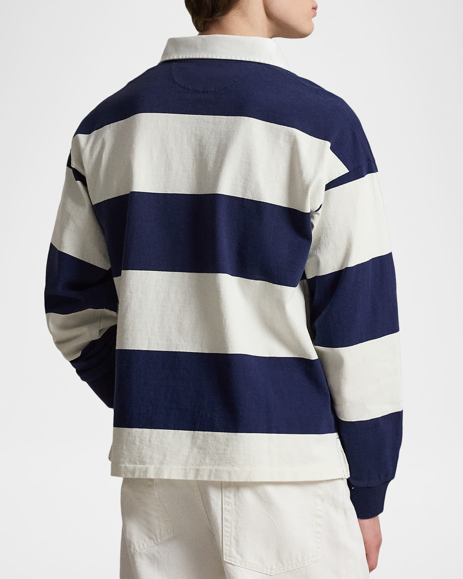 Polo Ralph Lauren Men's Stripe Jersey Rugby Shirt | Neiman Marcus
